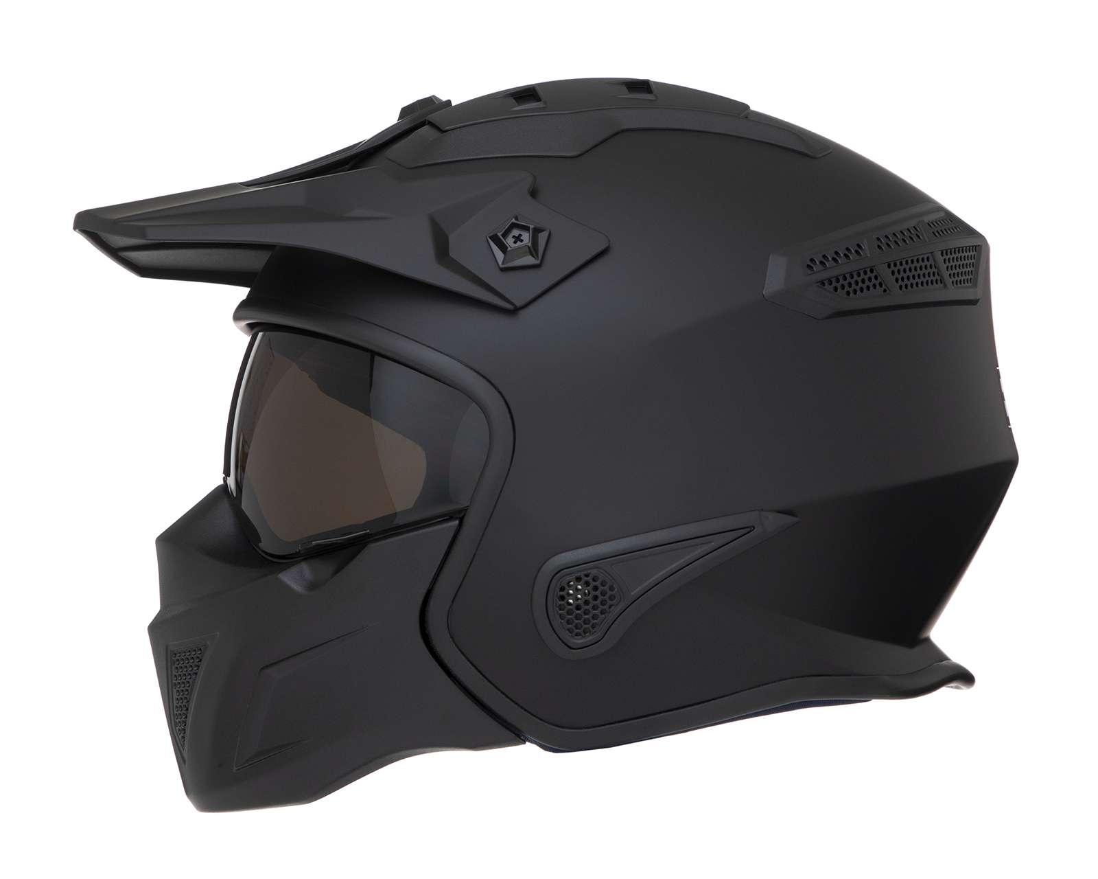 Foto 3 pulgar | Foto 2 | Casco para Motociclista Brumm Extragrande Negro
