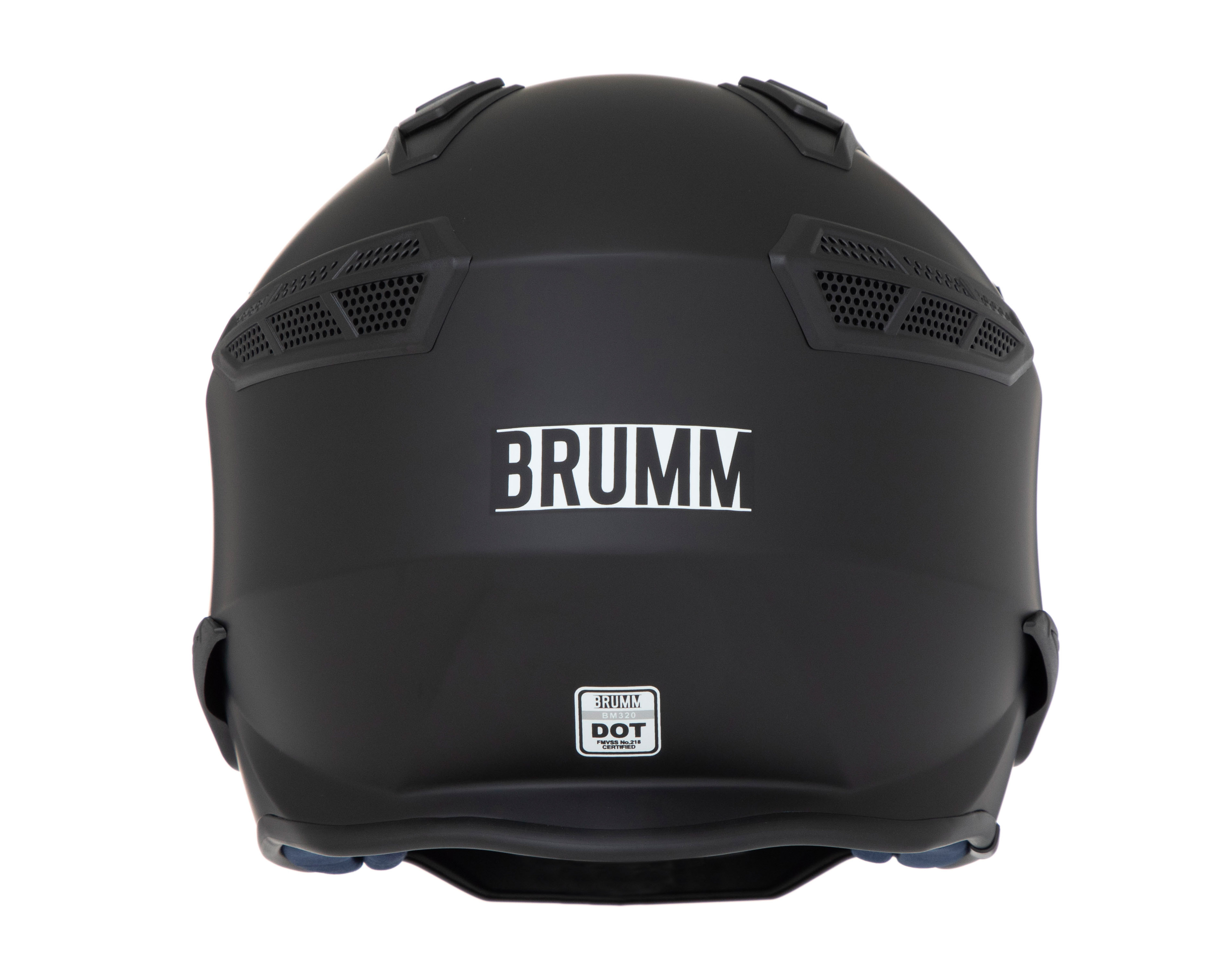 Foto 4 pulgar | Foto 3 | Casco para Motociclista Brumm Extragrande Negro