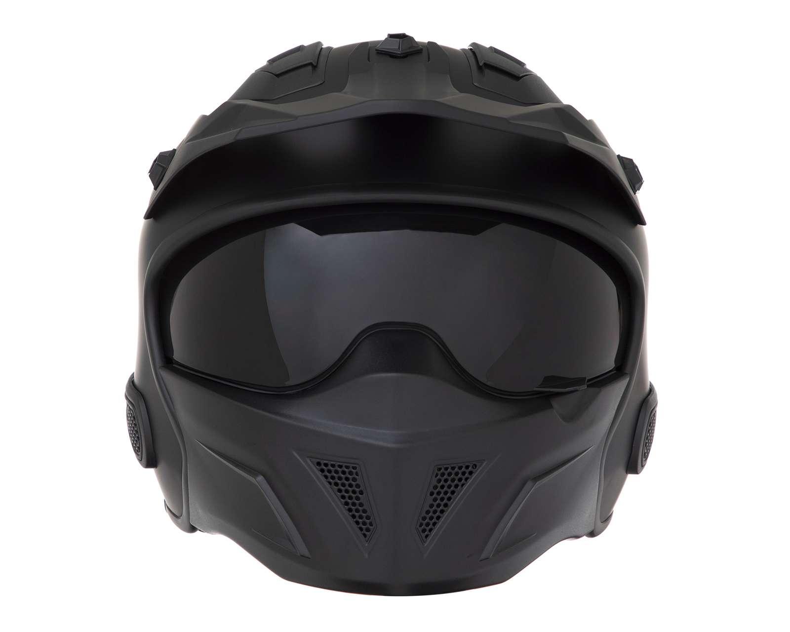 Foto 5 | Foto 5 | Casco para Motociclista Brumm Extragrande Negro