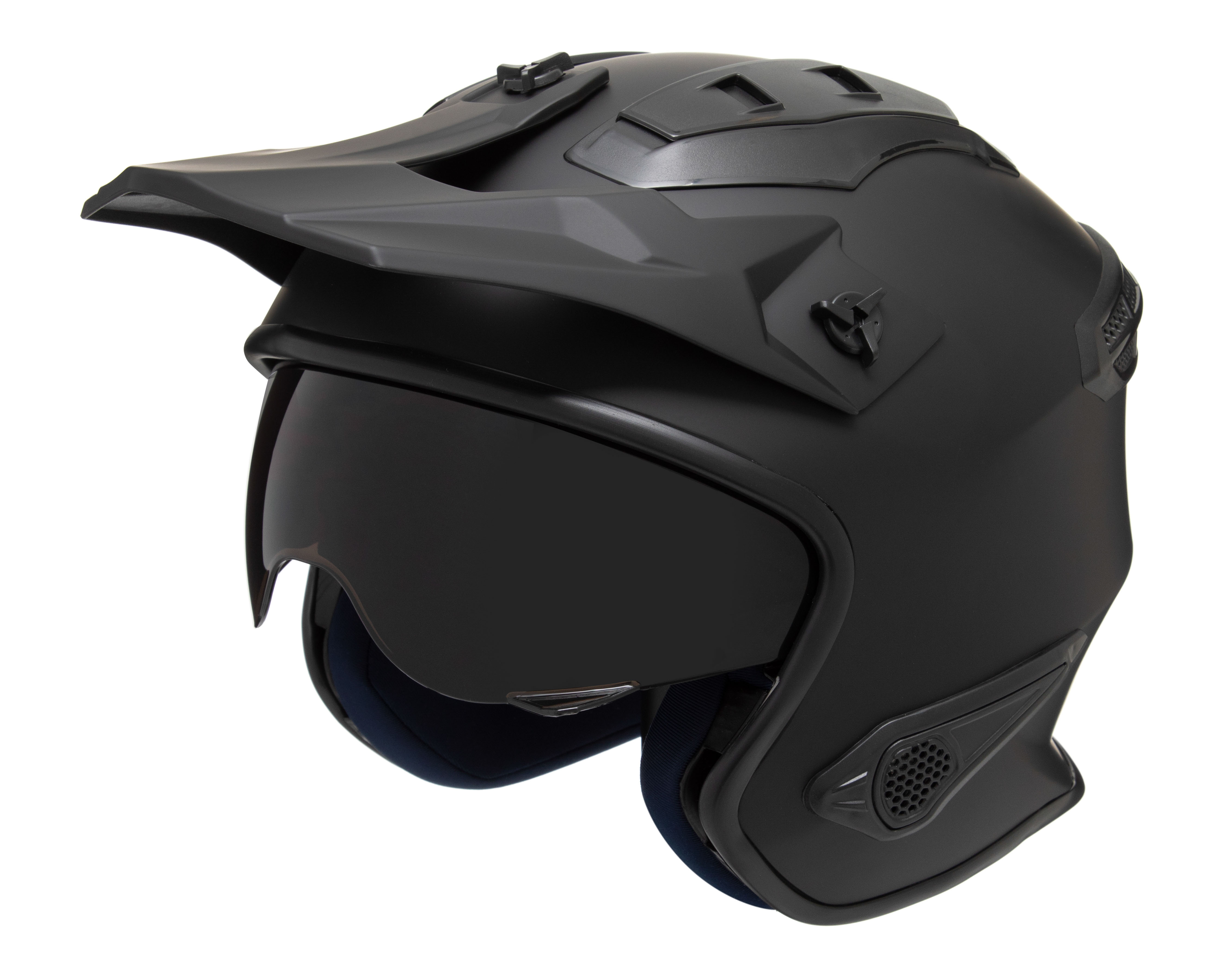 Foto 7 | Foto 7 | Casco para Motociclista Brumm Extragrande Negro