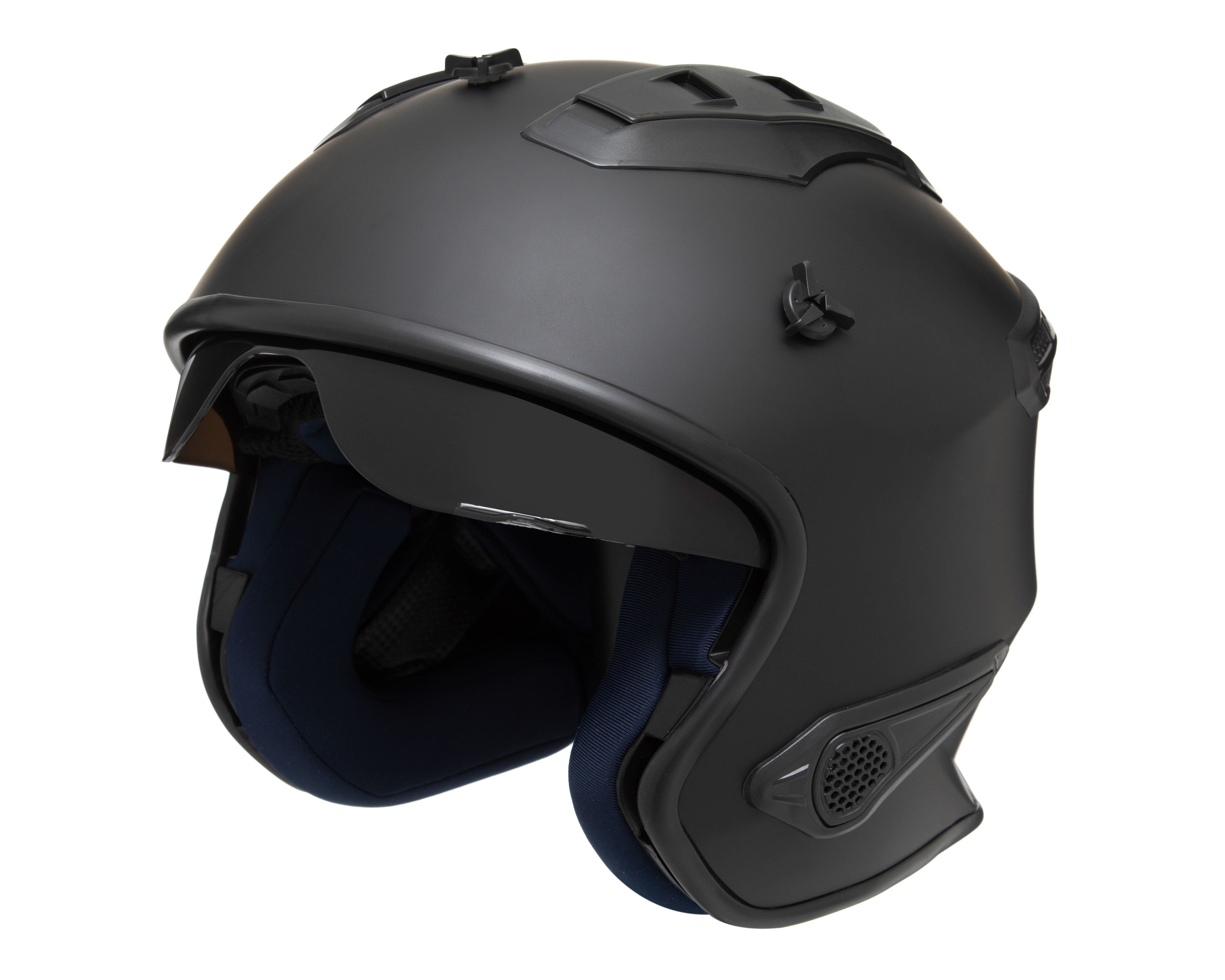 Foto 10 pulgar | Foto 9 | Casco para Motociclista Brumm Extragrande Negro