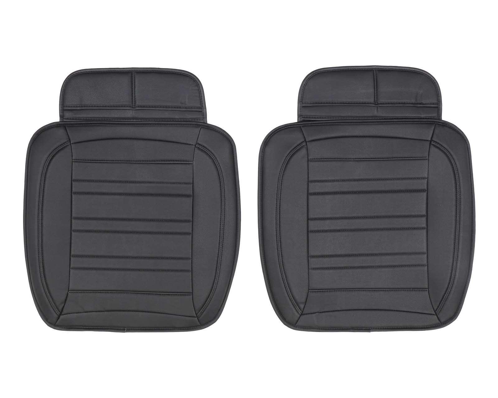 Cubreasientos Motor Trend MTSC-420-BK Negro/Gris 2 Piezas
