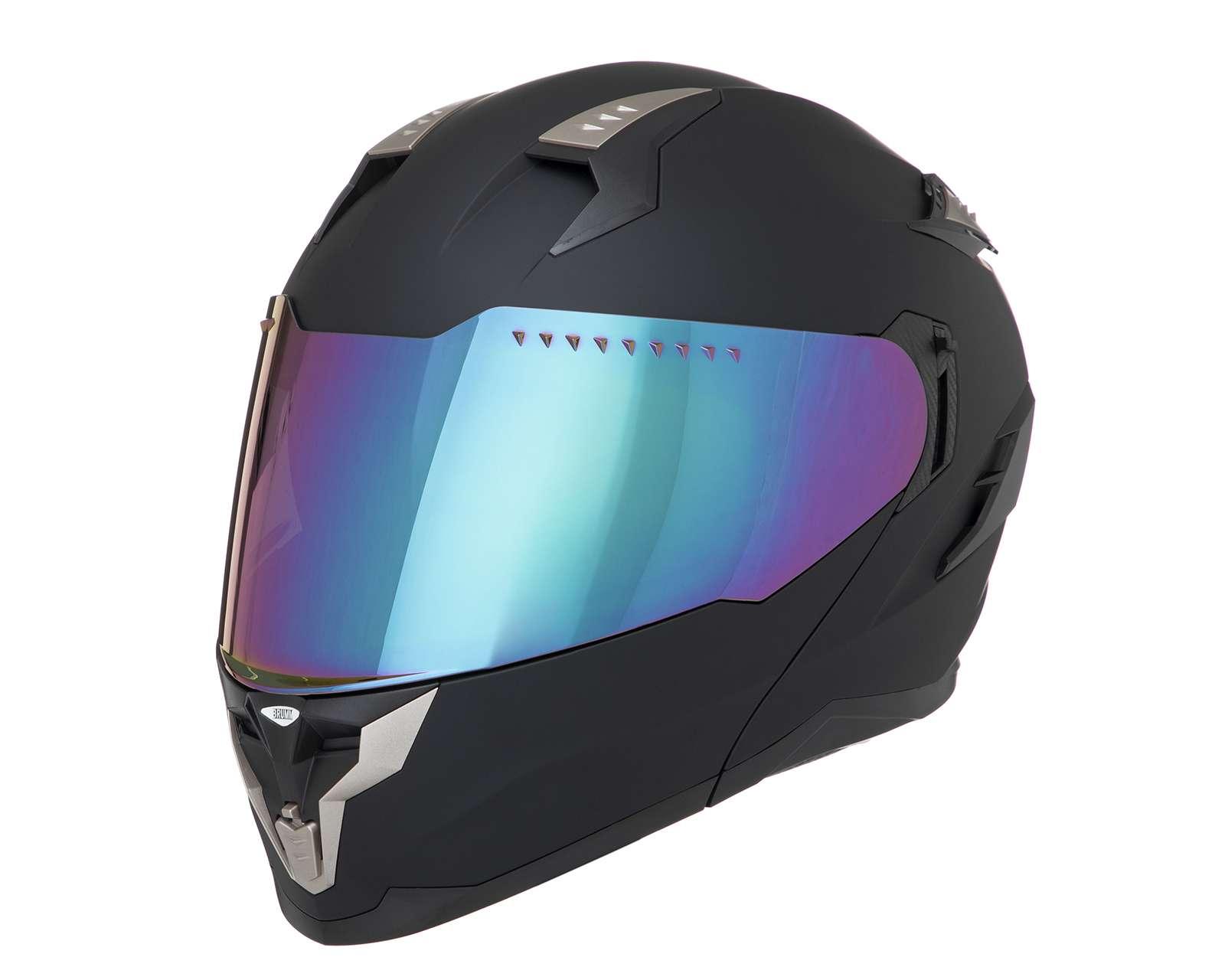 Foto 1 | Foto 1 | Casco para Motociclista Brumm Grande Negro