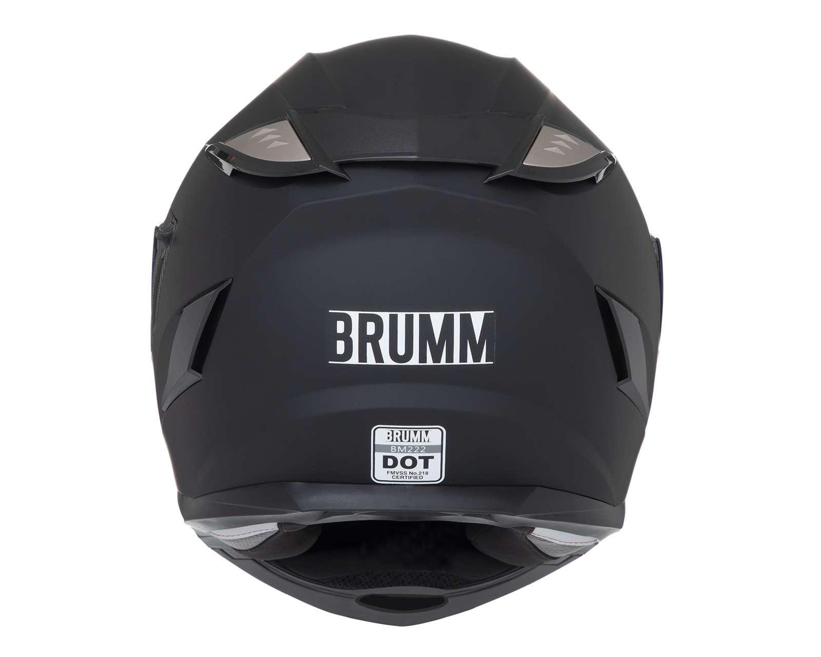 Foto 4 | Foto 4 | Casco para Motociclista Brumm Grande Negro