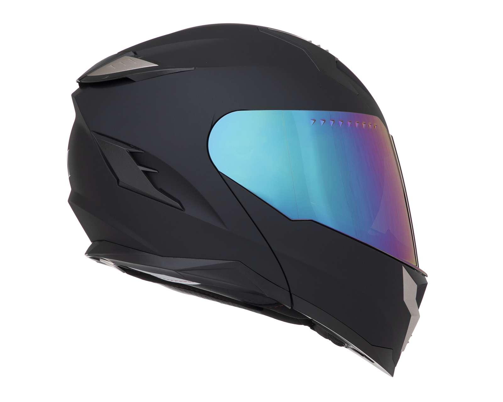 Foto 5 | Foto 5 | Casco para Motociclista Brumm Grande Negro