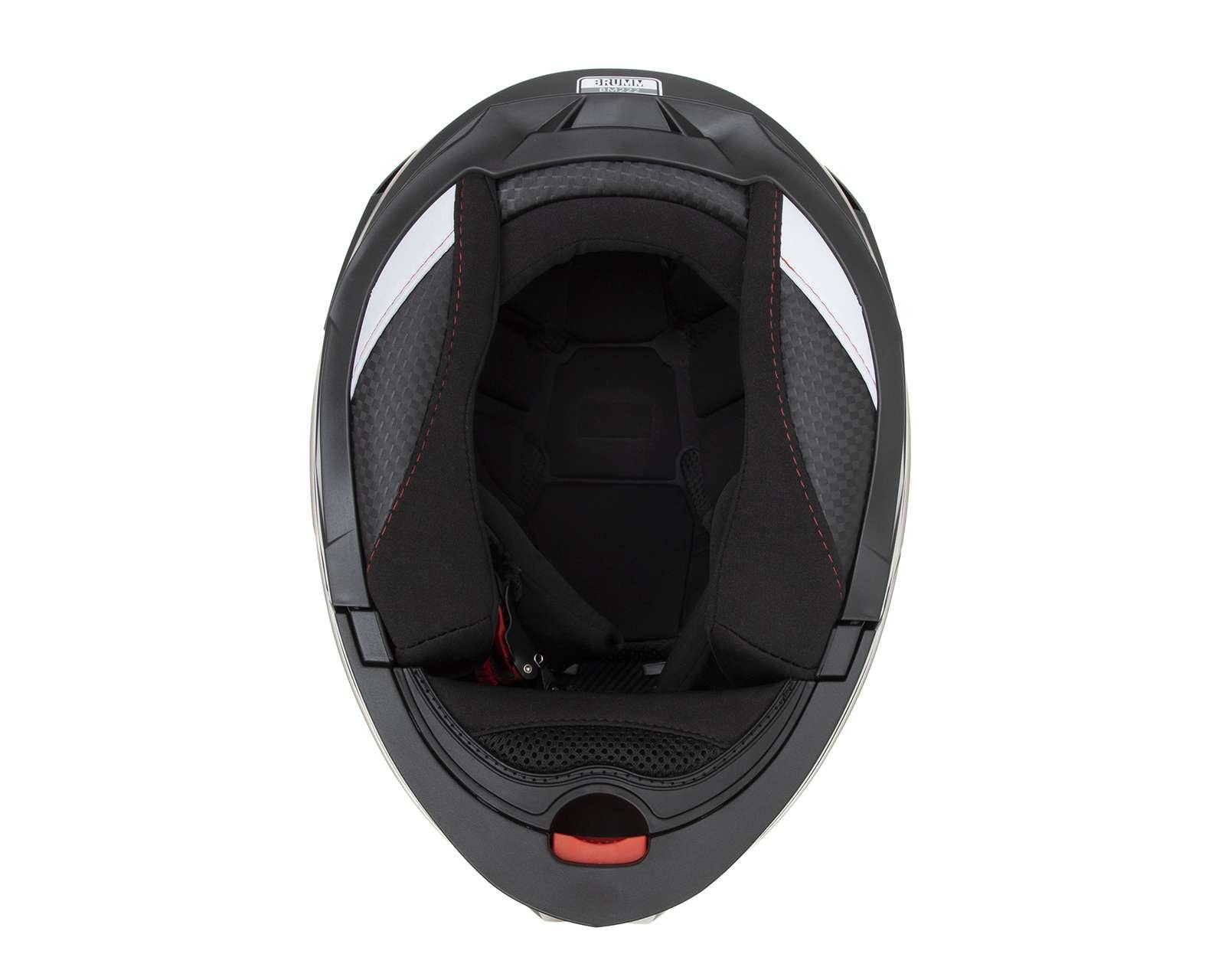 Foto 8 pulgar | Foto 7 | Casco para Motociclista Brumm Grande Negro
