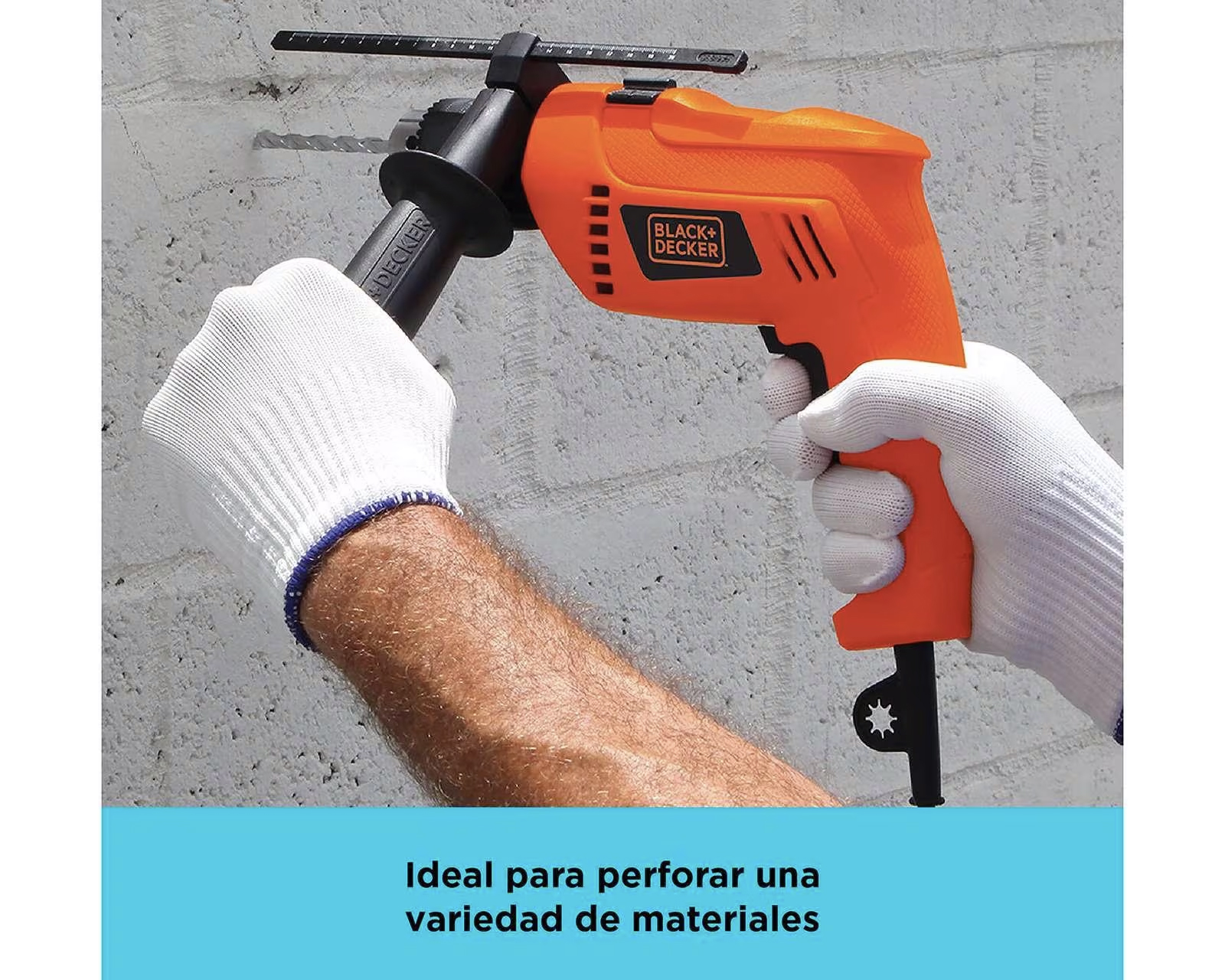 Foto 9 pulgar | Foto 8 | Taladro Percutor Black+Decker HD565K-B3 550 W con Acccesorios
