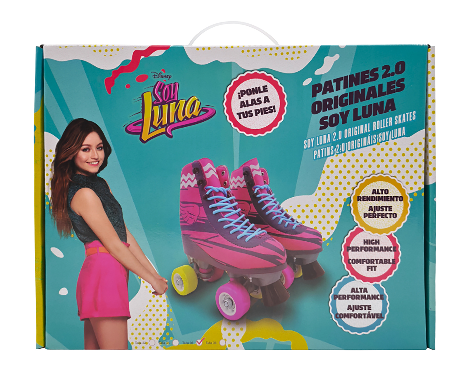 Foto 9 pulgar | Foto 8 | Patines para Niña de 4 Ruedas Soy Luna Rosa