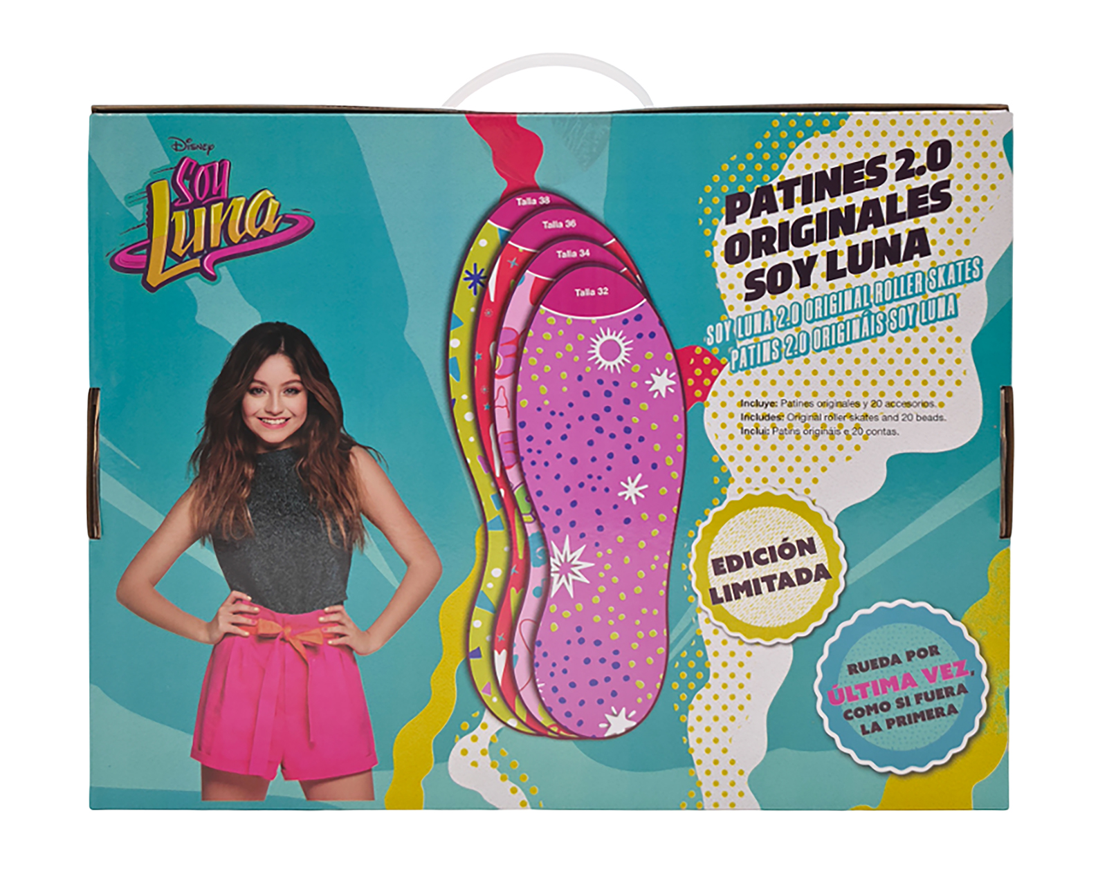 Foto 9 | Foto 9 | Patines para Niña de 4 Ruedas Soy Luna Rosa