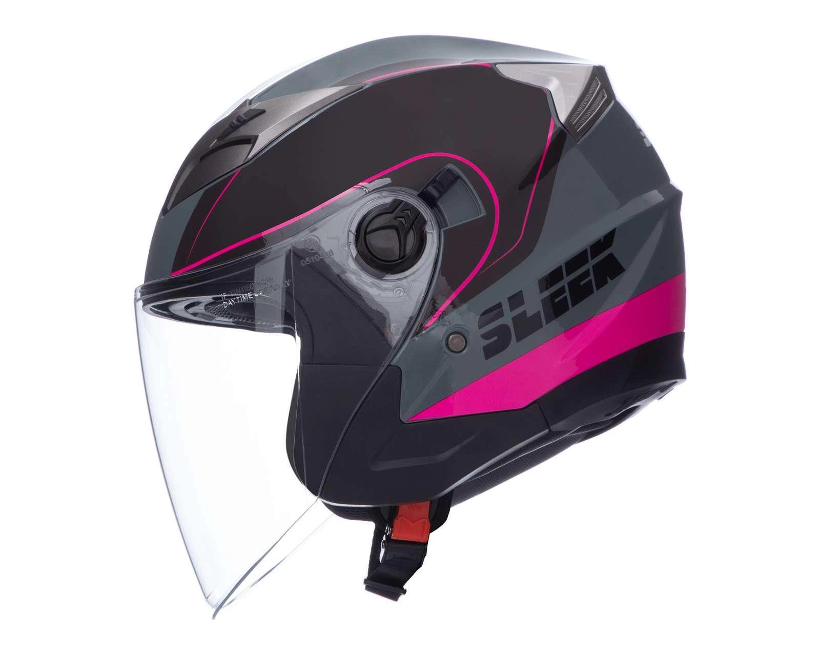Foto 2 | Foto 2 | Casco para Motociclista Sleek Chico Negro