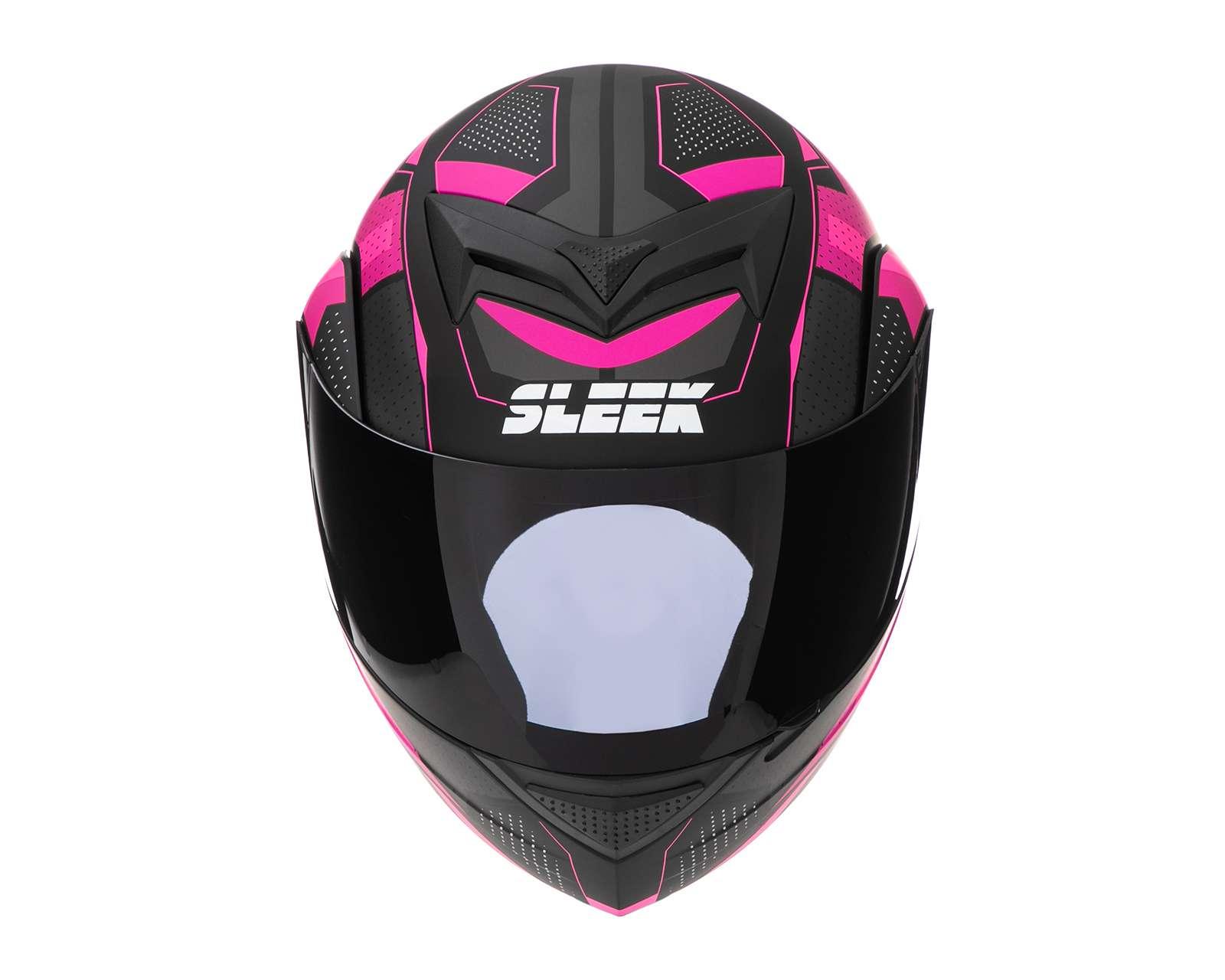 Foto 6 | Foto 6 | Casco para Motociclista Sleek Chico Abatible Rosa