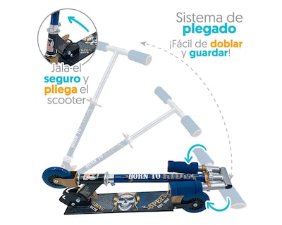 Foto 3 | Foto 3 | Scooter Flying Wheels Renegade R-SFWR Plegable