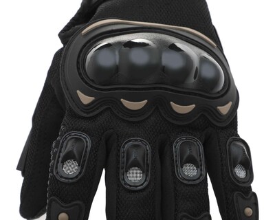 Foto 5 | Foto 5 | Guantes para Motociclista Brumm Negros Extragrande
