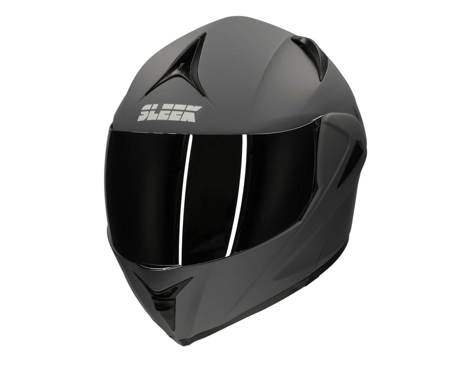 Foto 3 pulgar | Foto 2 | Casco para Motociclista Sleek Extragrande Gris