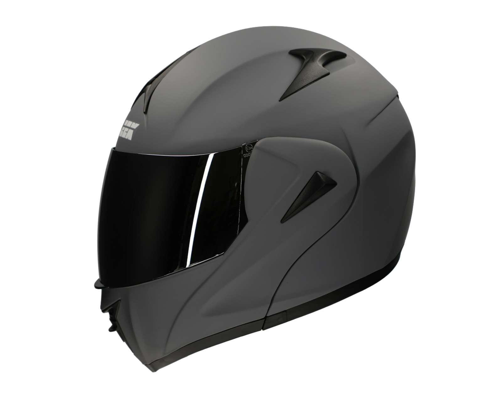 Foto 4 pulgar | Foto 3 | Casco para Motociclista Sleek Extragrande Gris