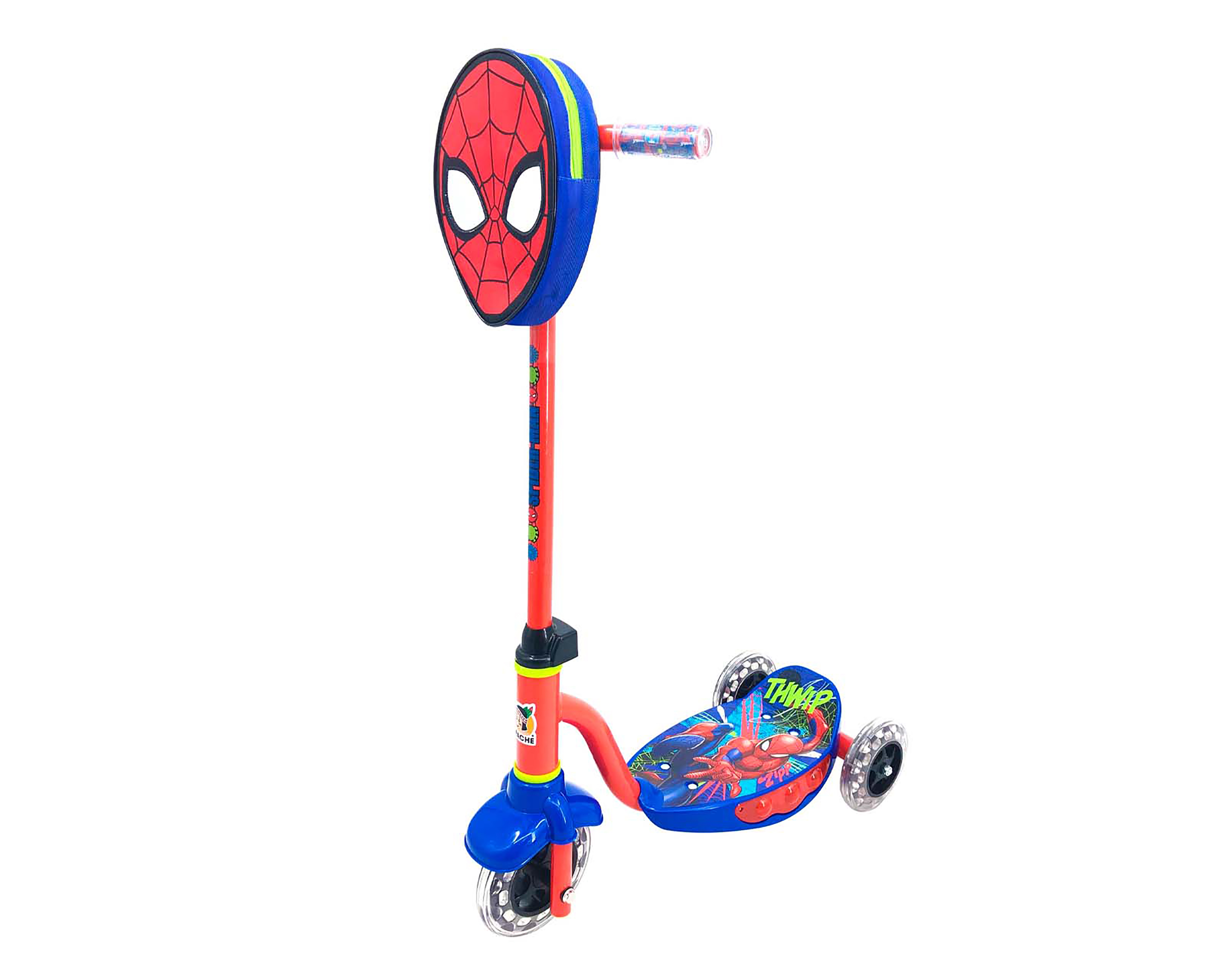 Foto 2 pulgar | Foto 1 | Scooter Flying Wheels Spiderman con Luz
