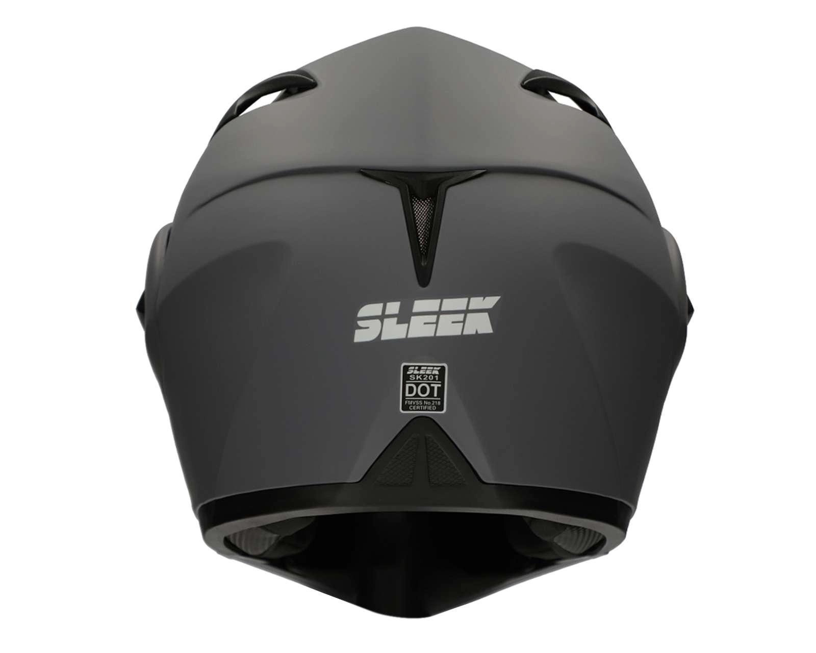 Foto 5 | Foto 5 | Casco para Motociclista Sleek Grande Gris