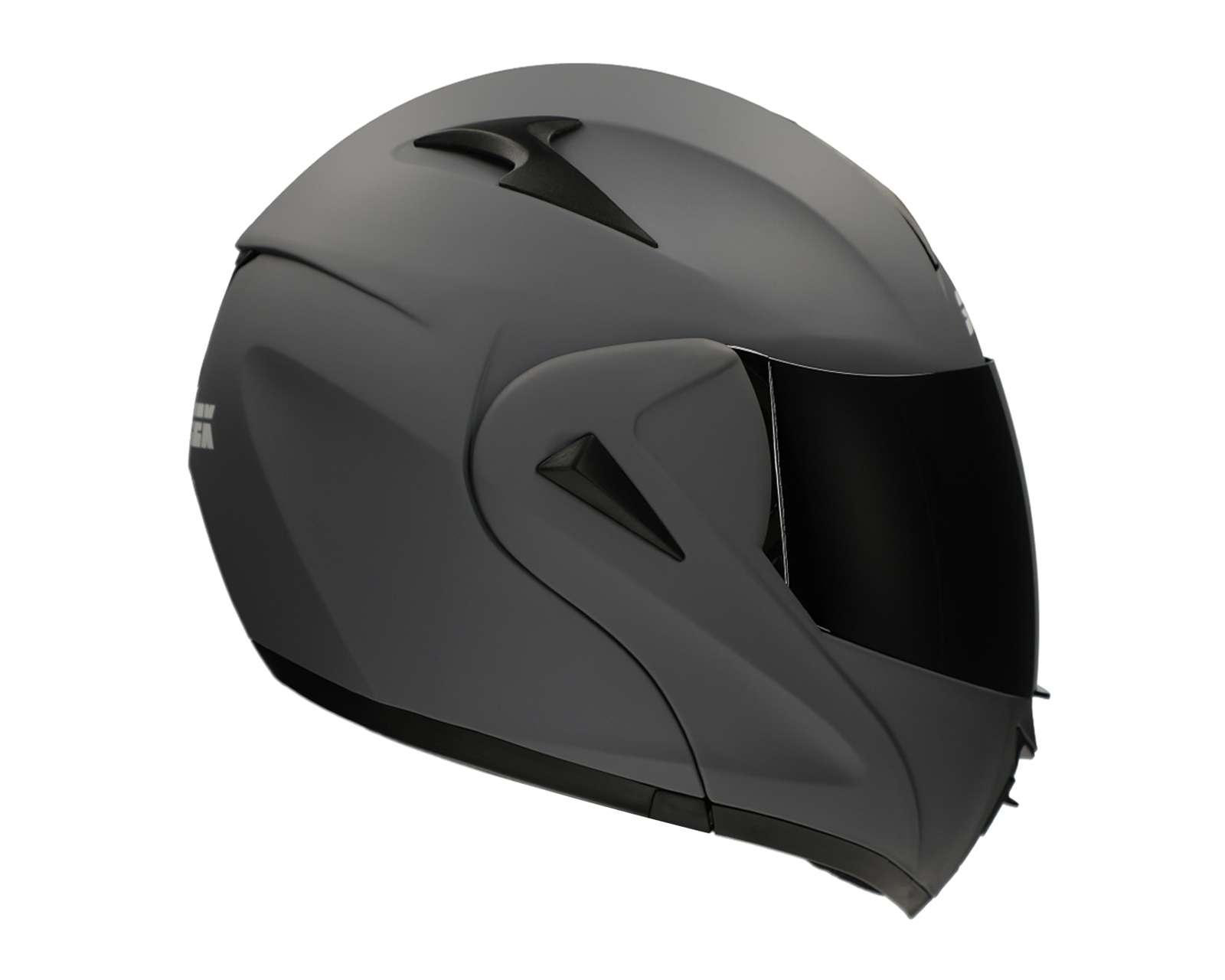 Foto 7 pulgar | Foto 6 | Casco para Motociclista Sleek Grande Gris