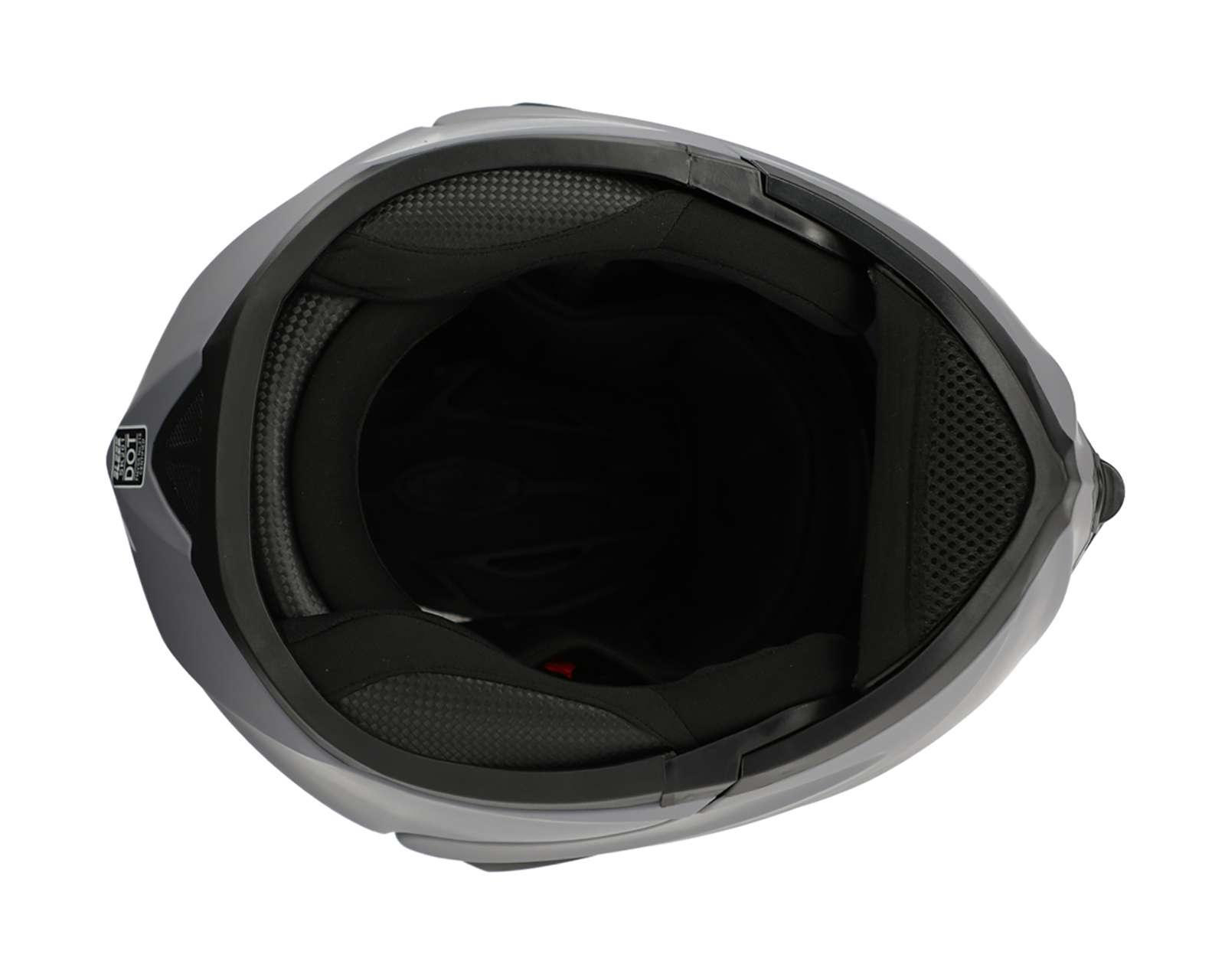 Foto 8 | Foto 8 | Casco para Motociclista Sleek Mediano Gris