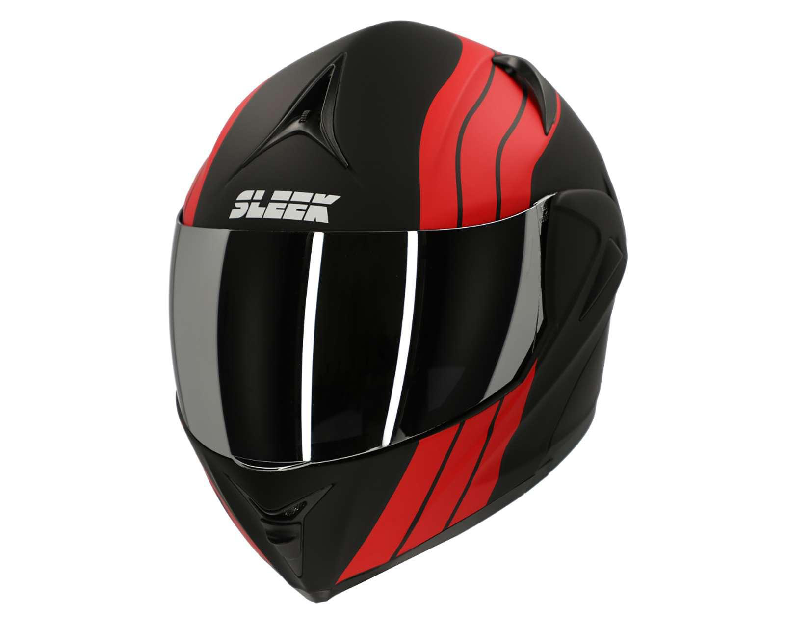 Foto 3 pulgar | Foto 2 | Casco para Motociclista Sleek Extragrande Negro