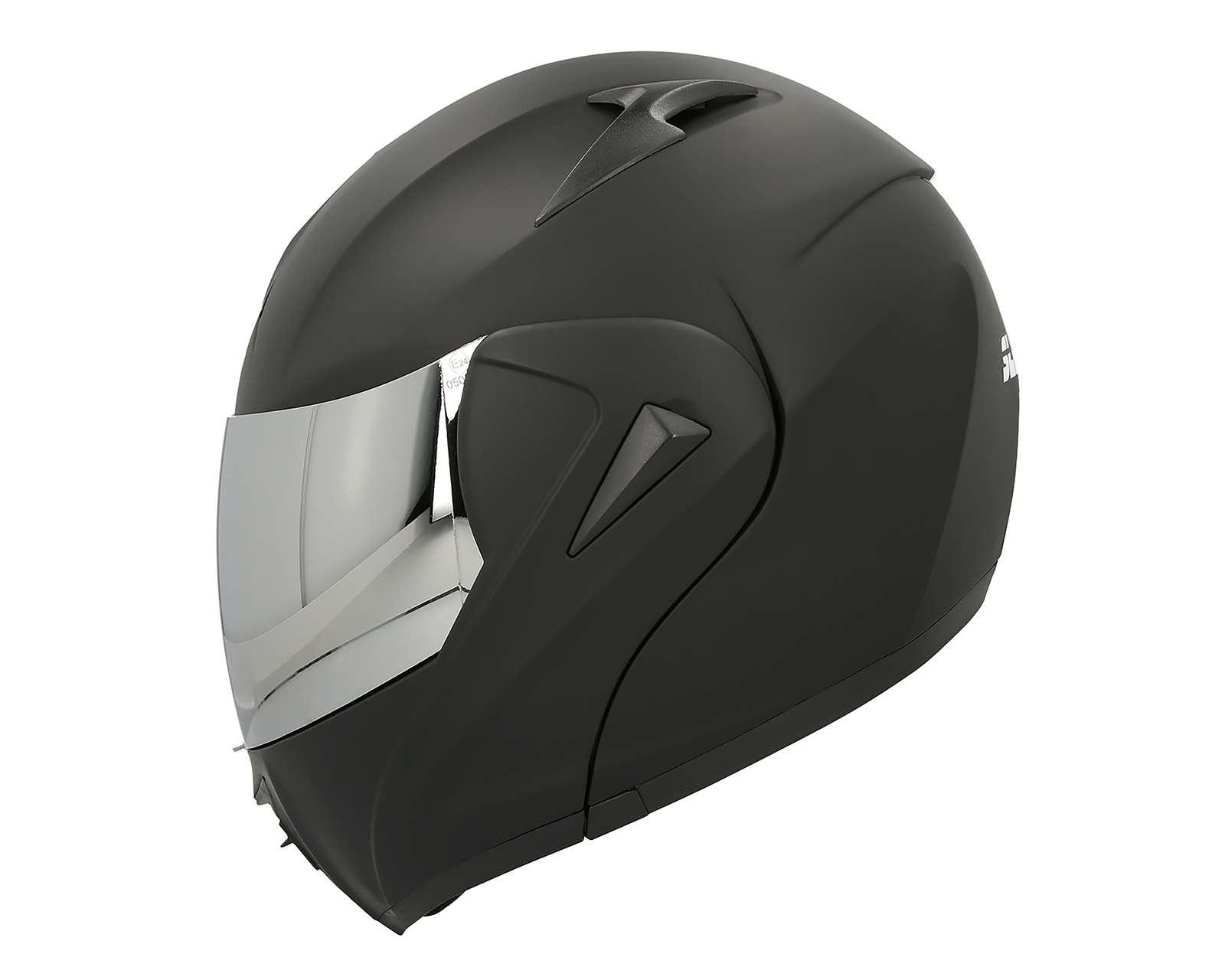 Foto 2 | Foto 2 | Casco para Motociclista Sleek Mediano Visor Doble Negro