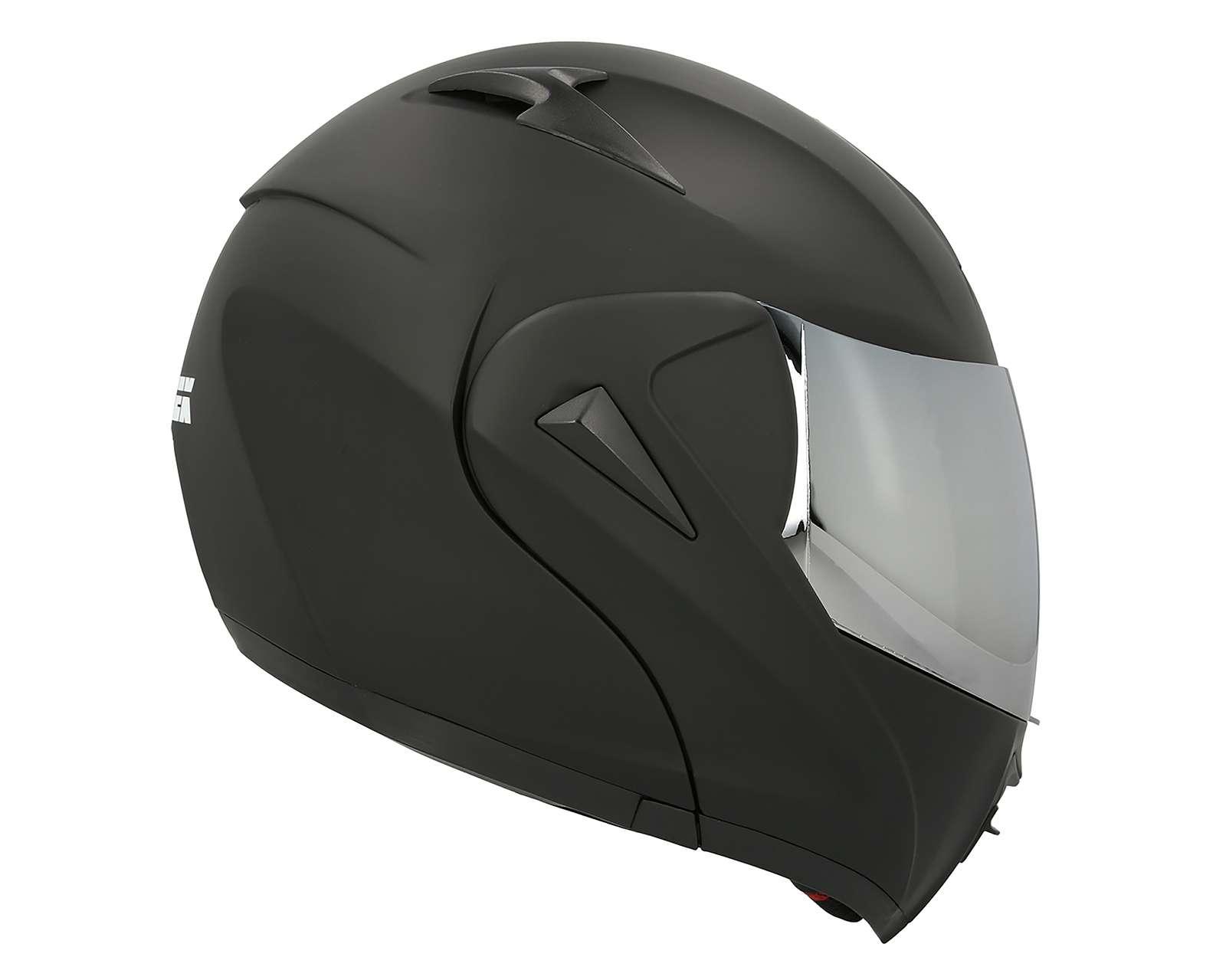 Foto 5 | Foto 5 | Casco para Motociclista Sleek Mediano Visor Doble Negro