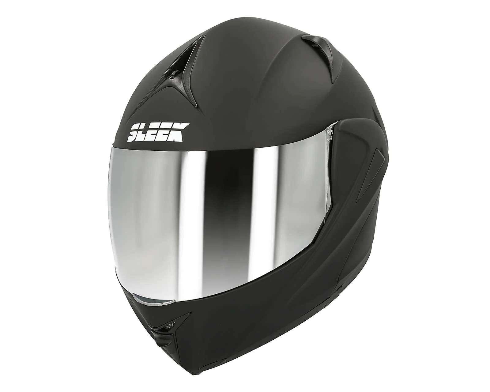 Foto 1 | Foto 1 | Casco para Motociclista Sleek Grande Doble Visor Negro