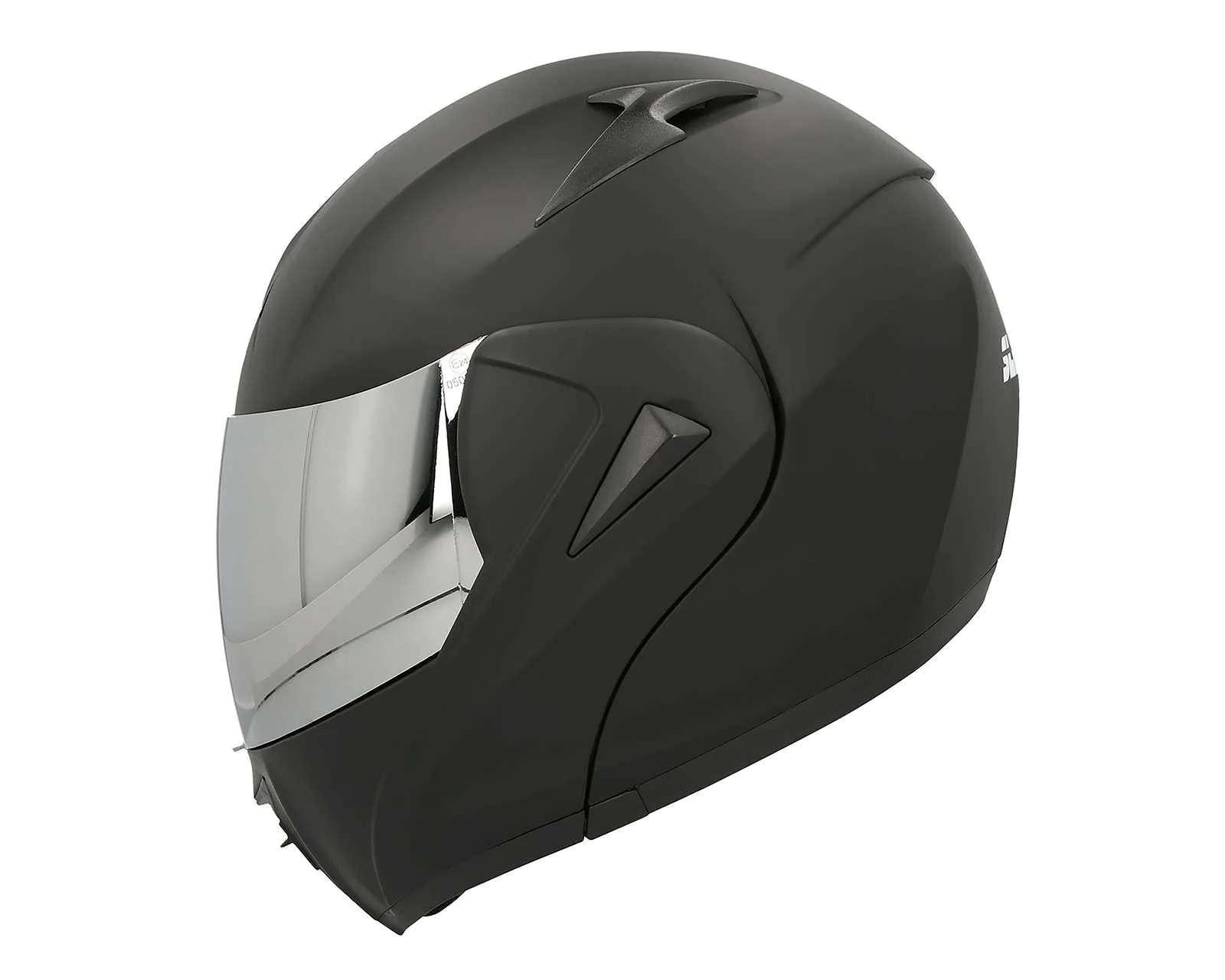 Foto 2 | Foto 2 | Casco para Motociclista Sleek Grande Doble Visor Negro
