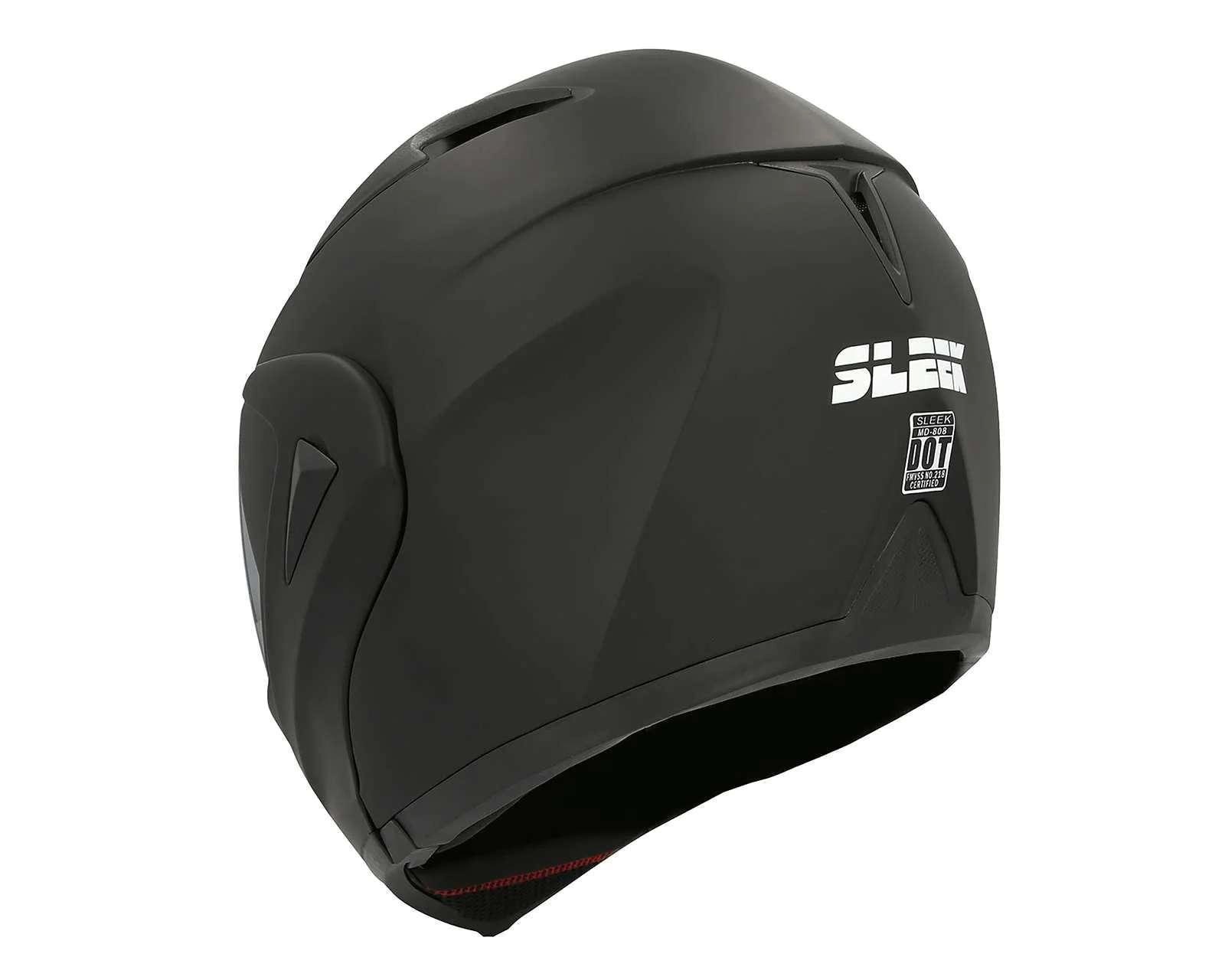 Foto 3 | Foto 3 | Casco para Motociclista Sleek Grande Doble Visor Negro