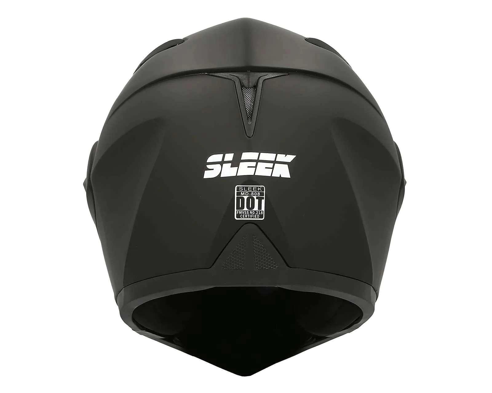 Foto 4 | Foto 4 | Casco para Motociclista Sleek Extragrande Doble Visor Negro