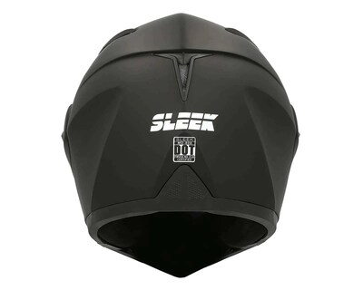 Foto 4 | Foto 4 | Casco para Motociclista Sleek Extragrande Doble Visor Negro