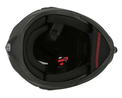 Foto 7 | Foto 7 | Casco para Motociclista Sleek Extragrande Doble Visor Negro