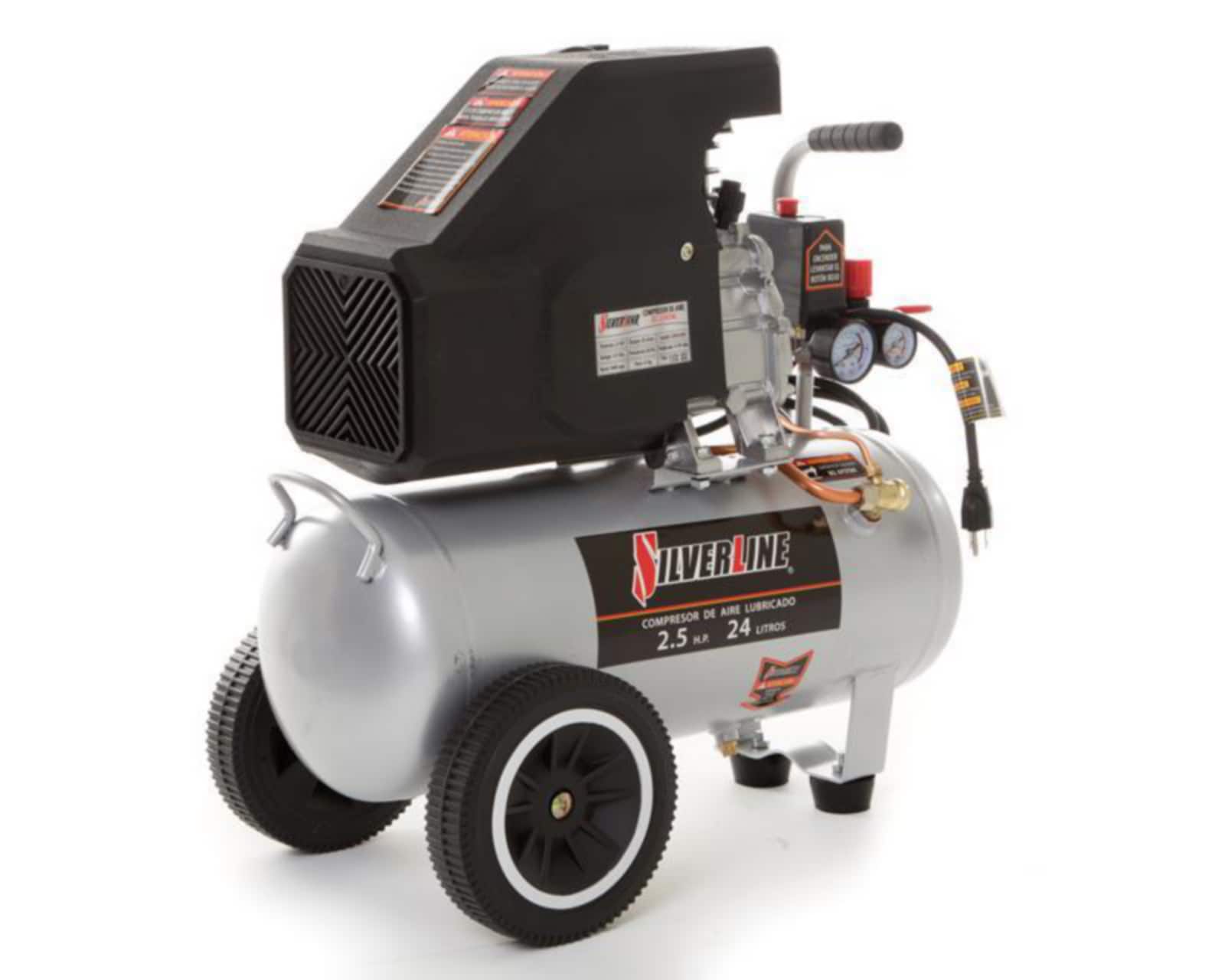 Foto 2 | Foto 2 | Compresor Lubricado Silverline DC-25H24L
