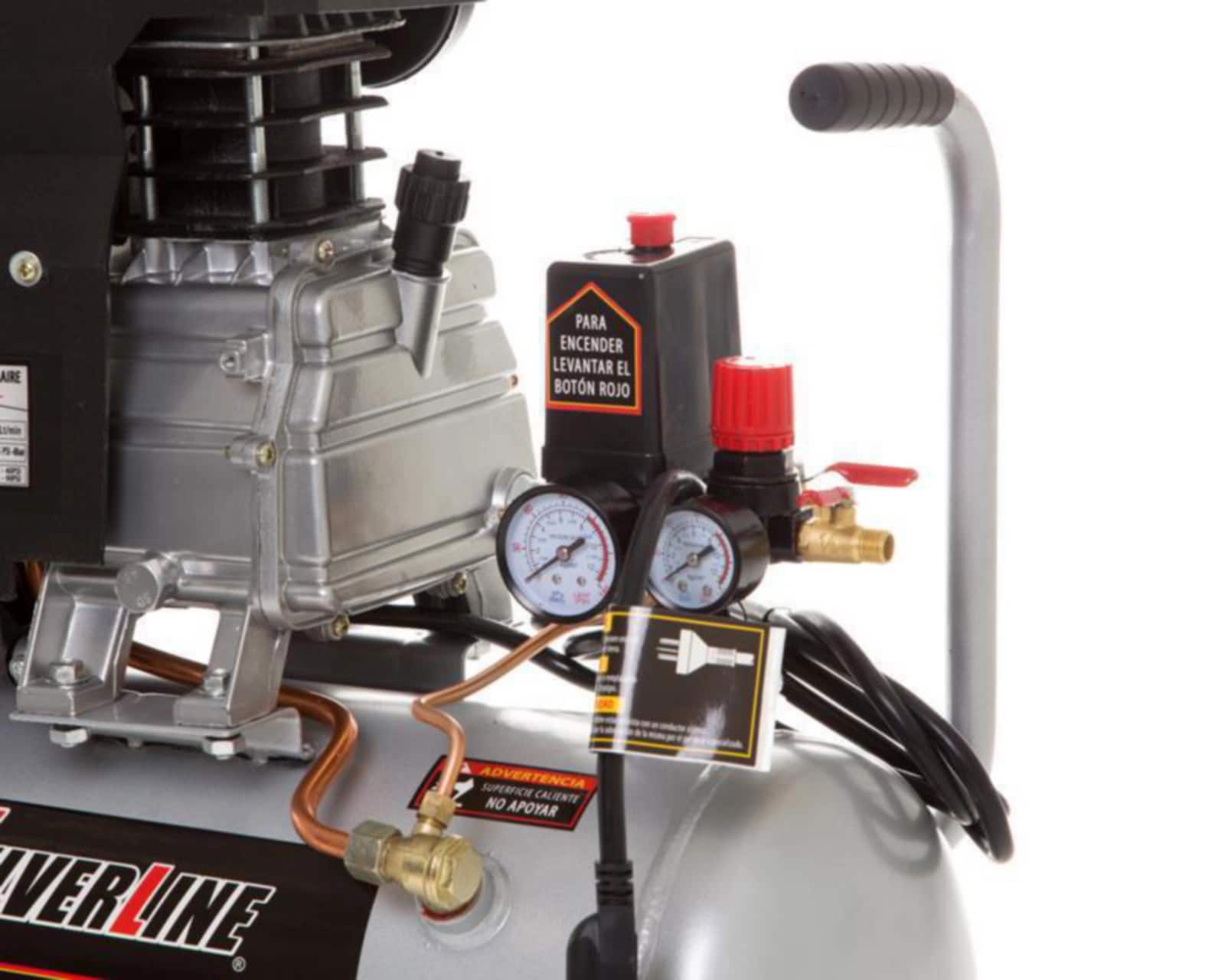 Foto 5 pulgar | Foto 4 | Compresor Lubricado Silverline DC-25H24L