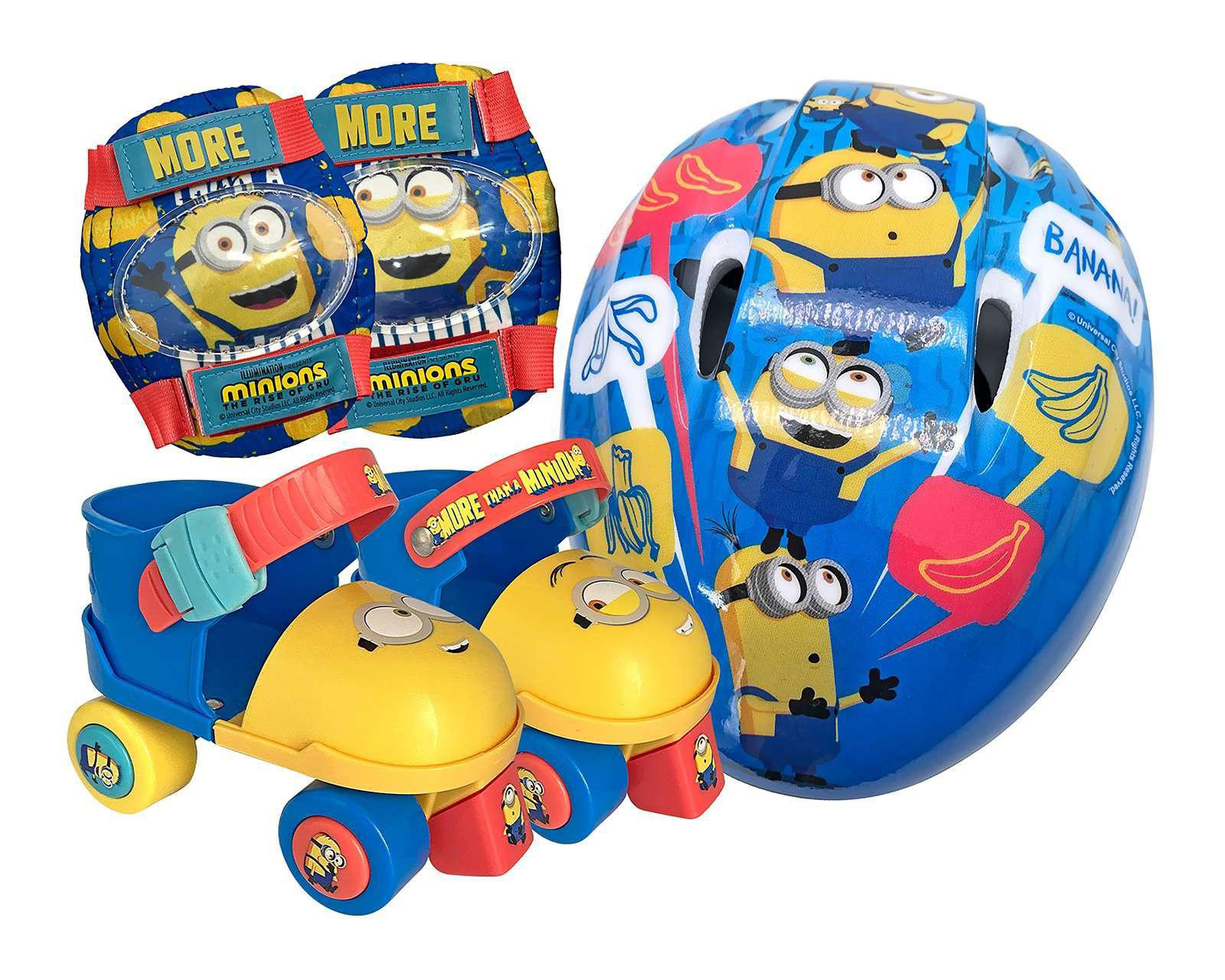 Patines Apache Minions TR-SKMN-S Amarillos Talla Ajustable