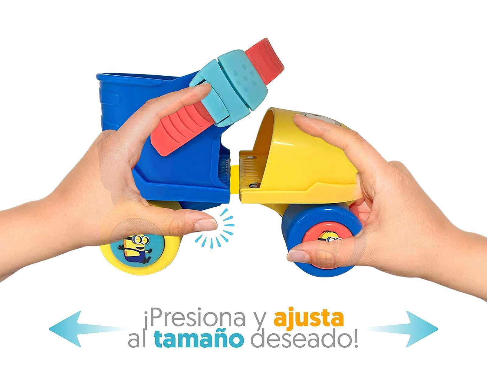 Foto 4 pulgar | Foto 3 | Patines Apache Minions TR-SKMN-S Amarillos Talla Ajustable