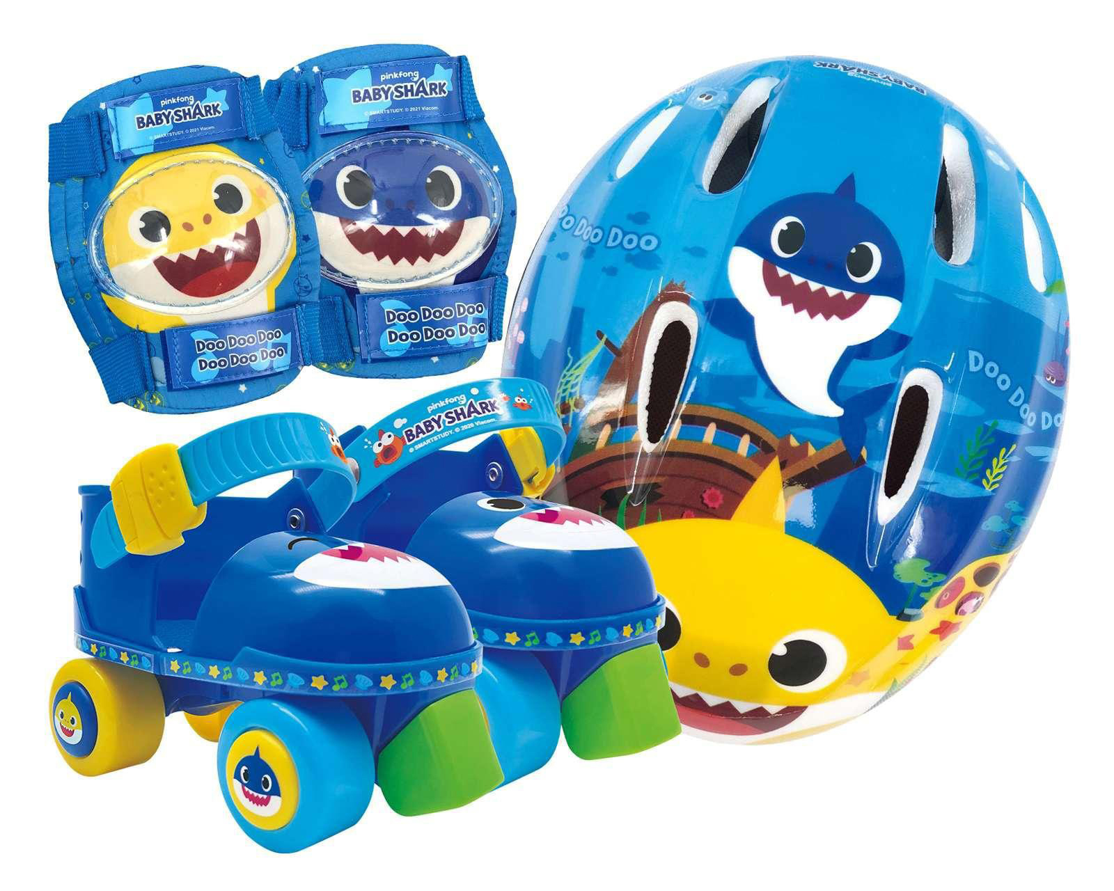 Foto 1 | Foto 1 | Patines Apache Baby Shark Azul Talla 15-18