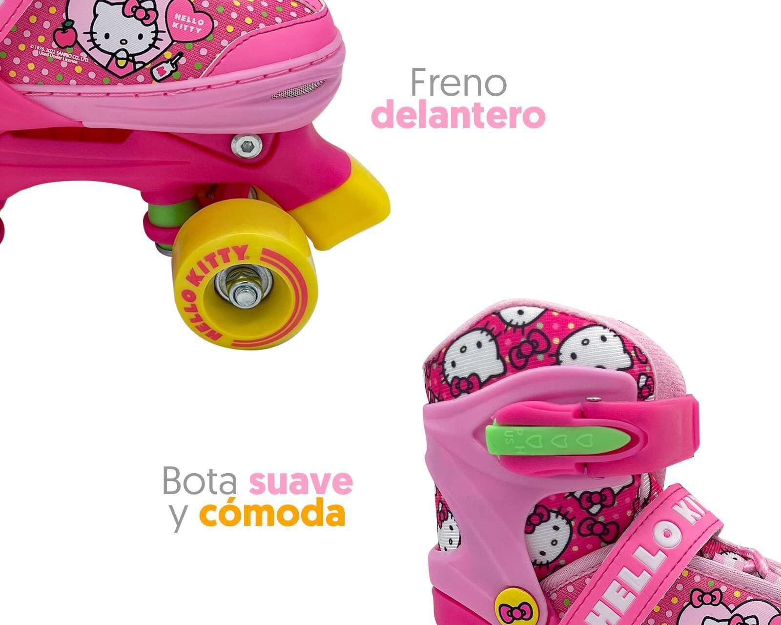 Foto 2 | Foto 2 | Patines Apache Hello Kitty Rosa Tallas 19-22