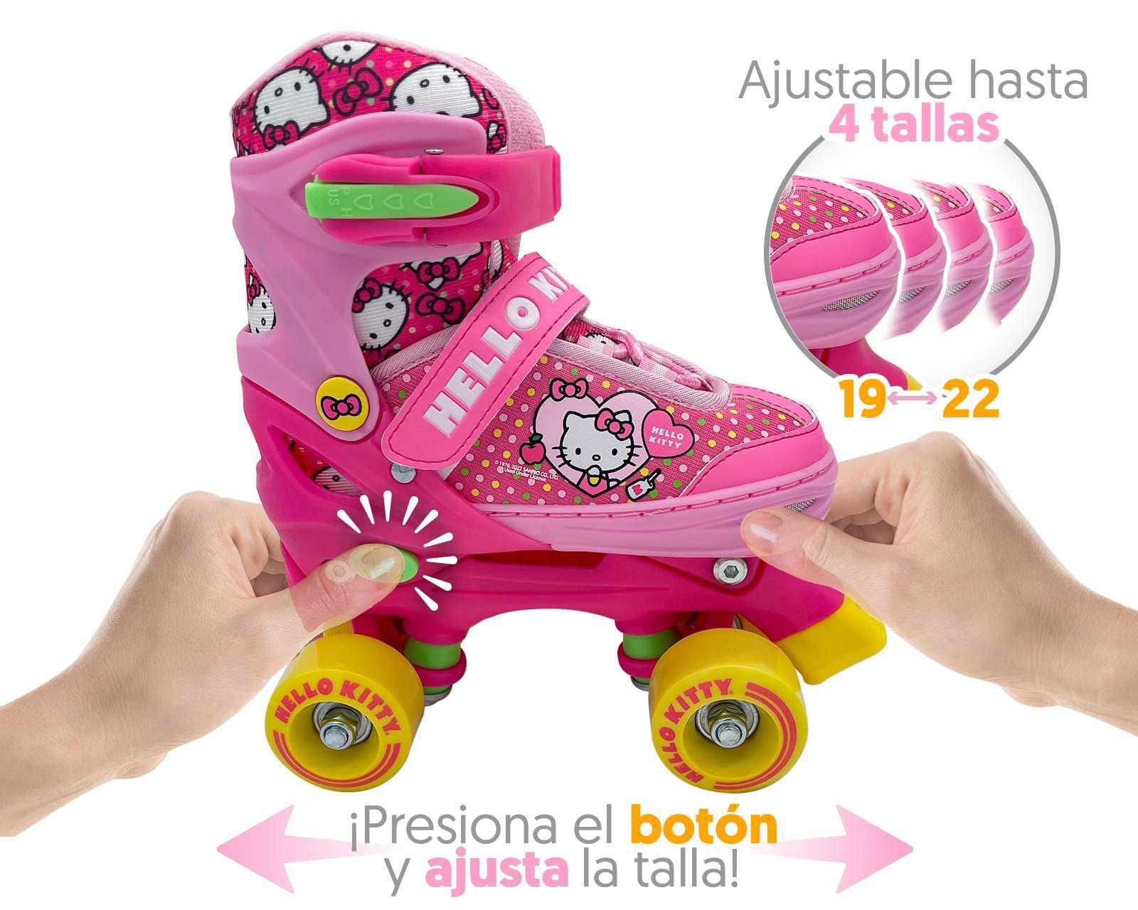 Foto 3 | Foto 3 | Patines Apache Hello Kitty Rosa Tallas 19-22