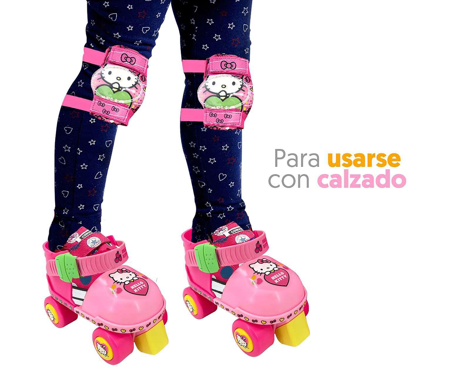 Foto 4 | Foto 4 | Patines Apache Hello Kitty Rosas Talla 15-18