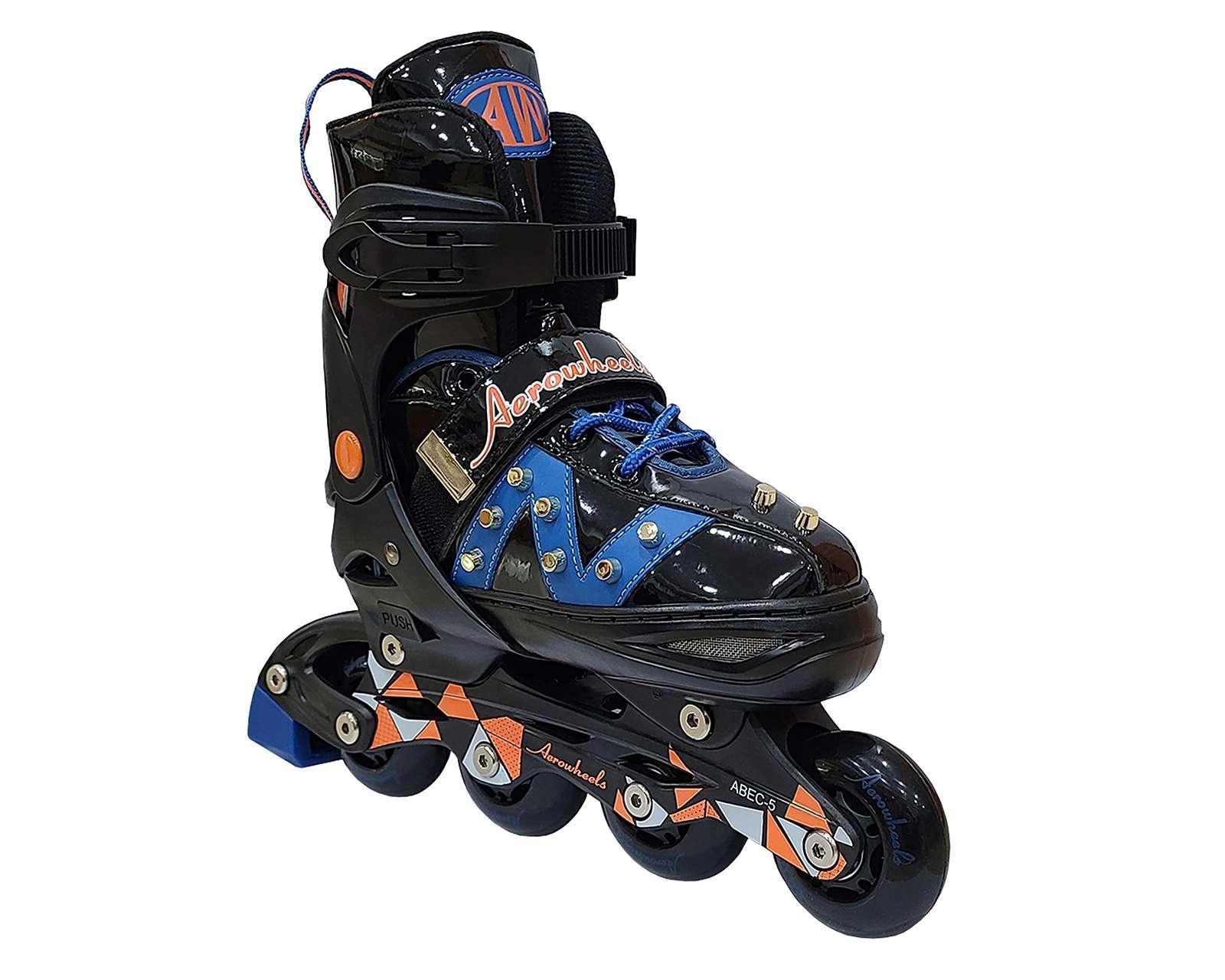 Foto 4 pulgar | Foto 3 | Patines Funzone Línea Negros Ajustables