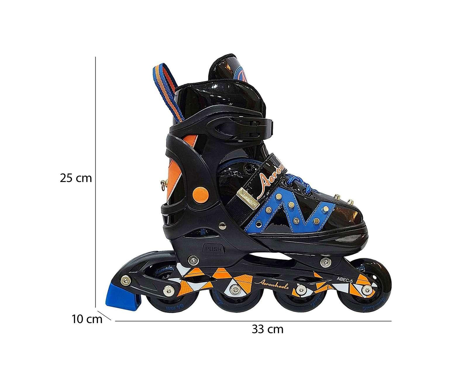 Foto 6 | Foto 6 | Patines Funzone Línea Negros Ajustables