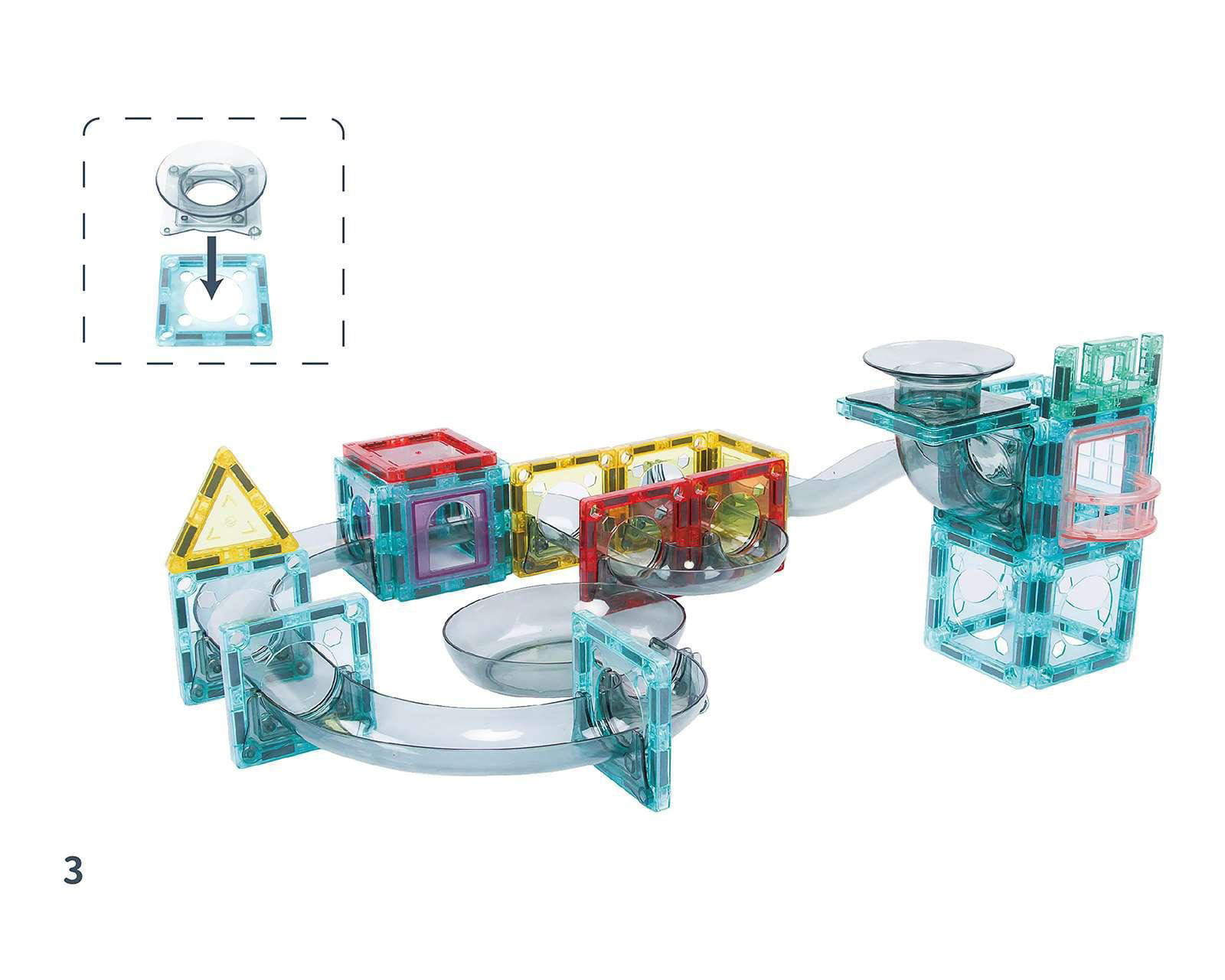 Foto 2 | Foto 2 | Bloques de Construcción Magnéticos Huada 100 Piezas