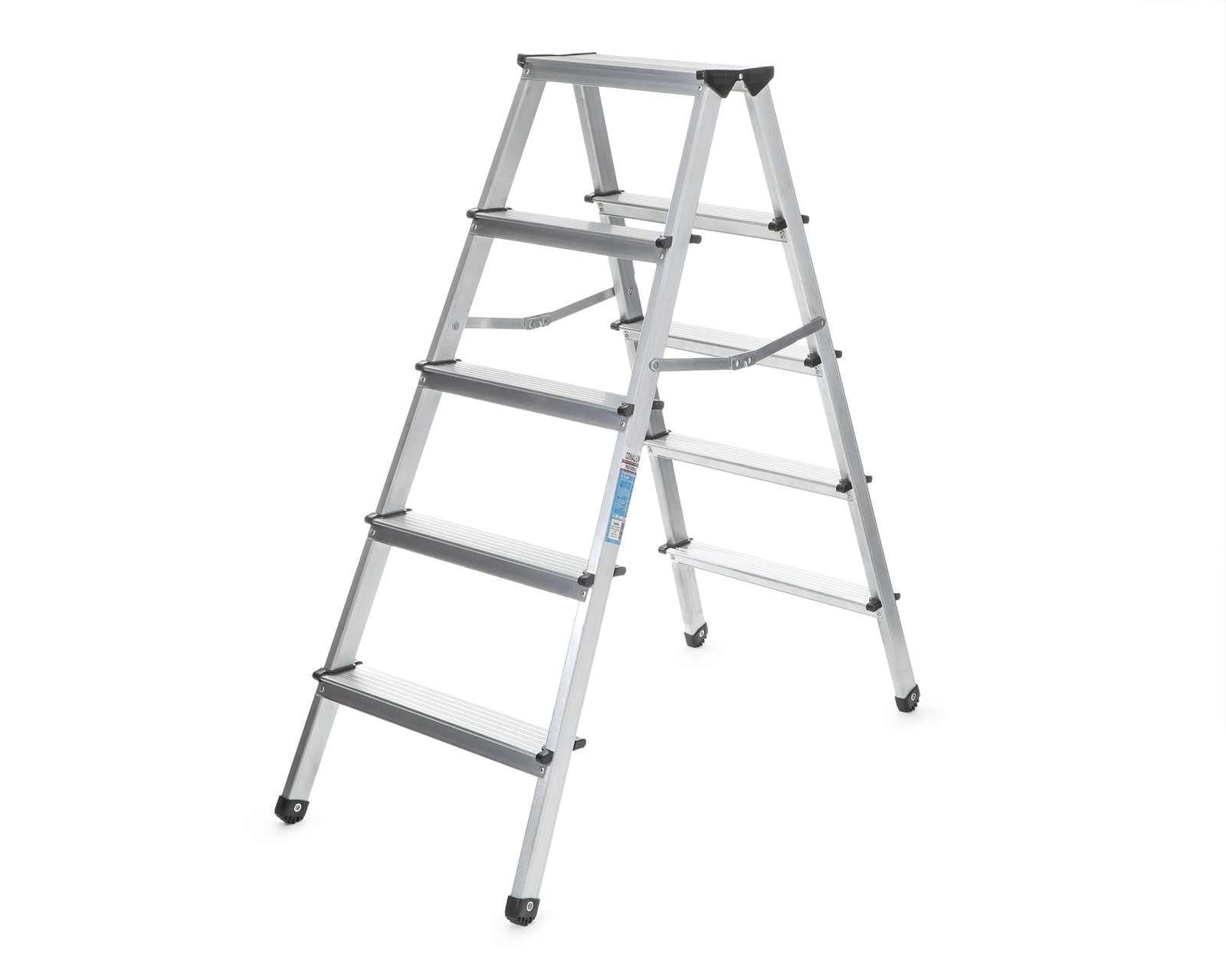 Foto 1 | Foto 1 | Escalera de Caballete Conalum Aluminio