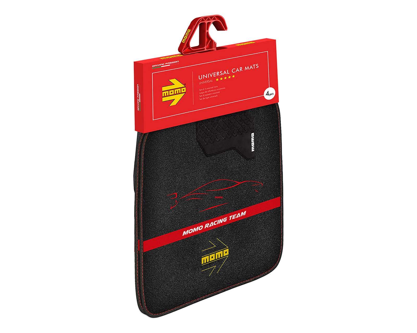 Foto 4 pulgar | Foto 3 | Tapete para Auto Momo Negro 4 Piezas