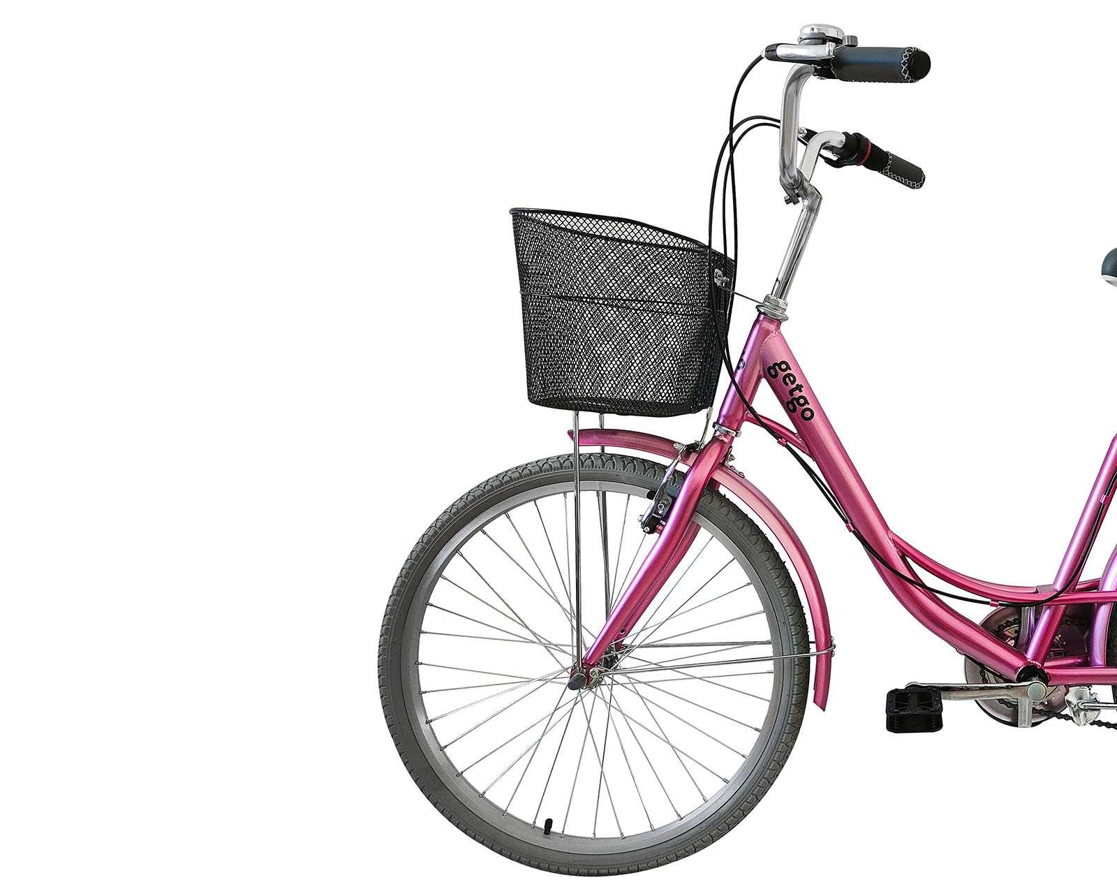 Foto 3 | Foto 3 | Bicicleta Urbana Getgo Stylish 24" Rosa