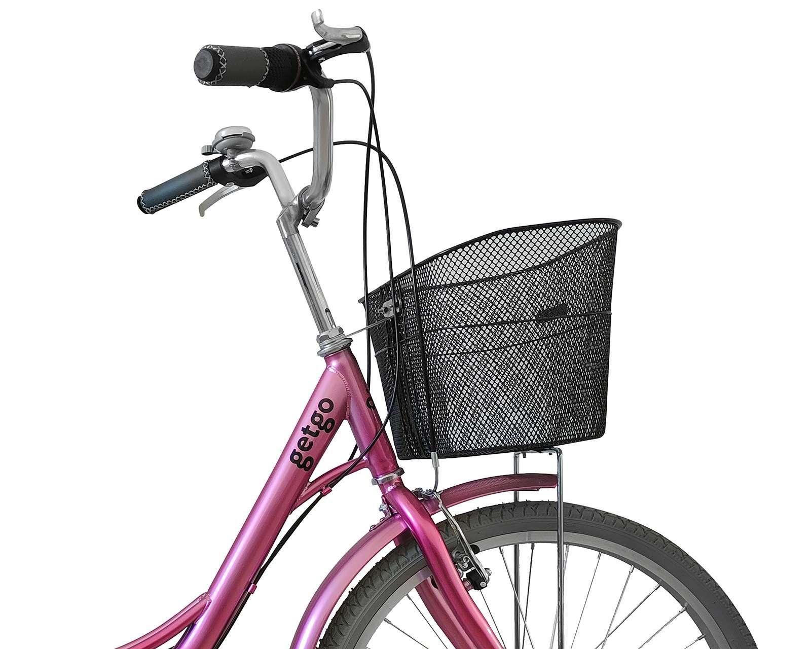 Foto 6 pulgar | Foto 5 | Bicicleta Urbana Getgo Stylish 24" Rosa