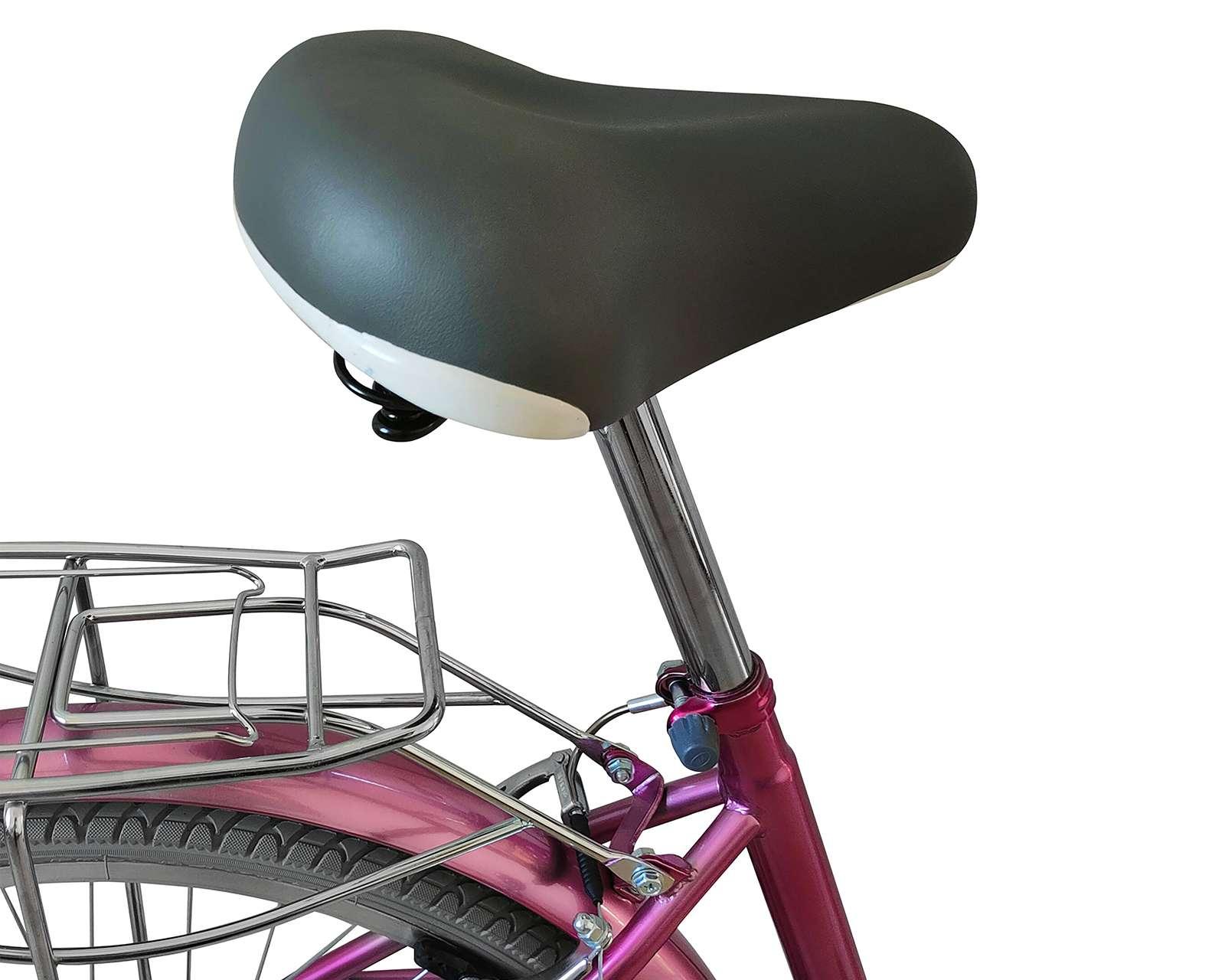 Foto 8 pulgar | Foto 7 | Bicicleta Urbana Getgo Stylish 24" Rosa