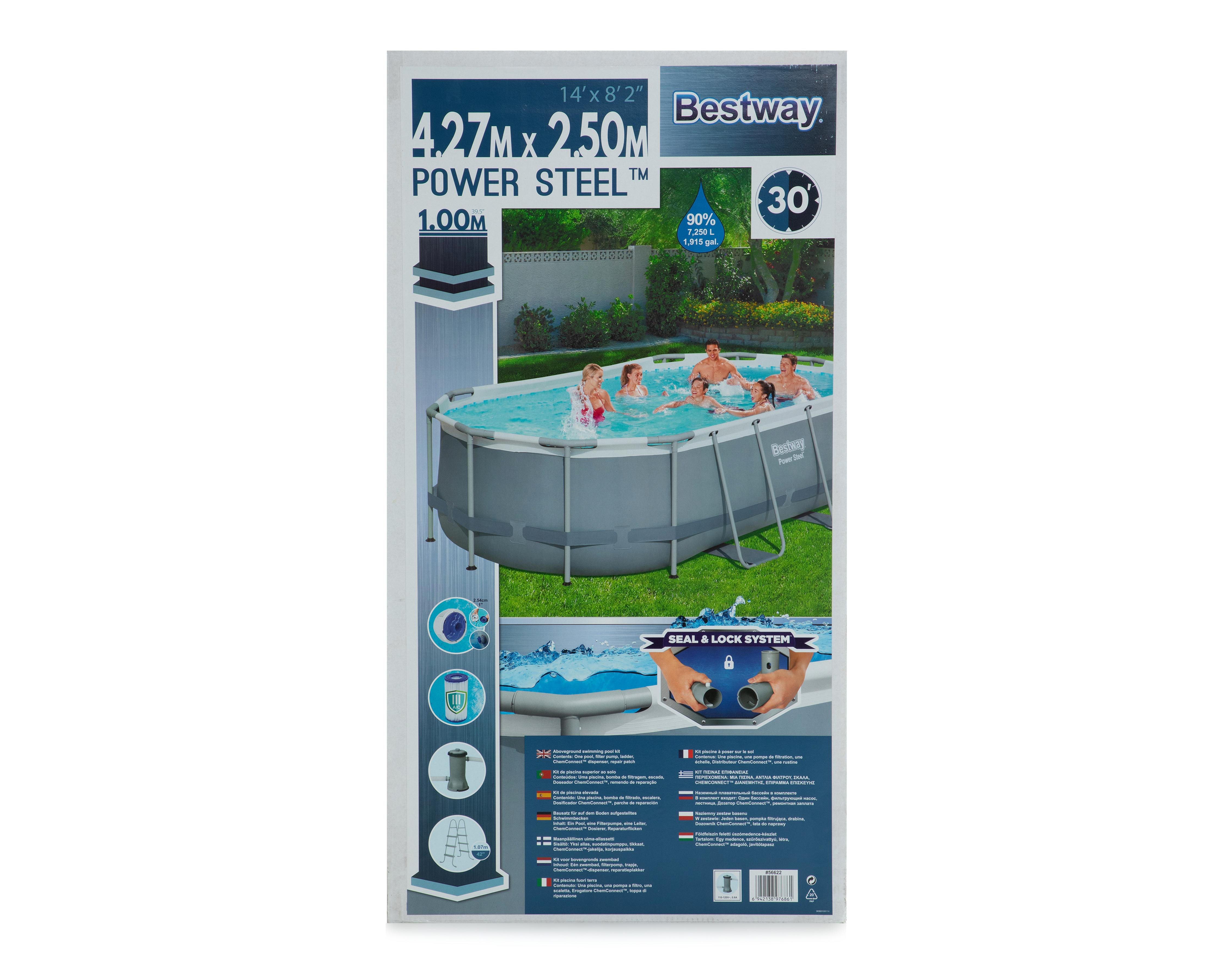 Foto 2 pulgar | Foto 1 | Alberca Ovalada Bestway 7250 L 328 x 250 x 100 cm