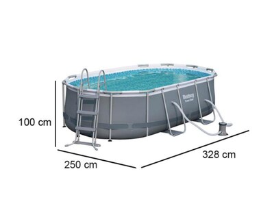 Foto 4 | Foto 4 | Alberca Ovalada Bestway 7250 L 328 x 250 x 100 cm